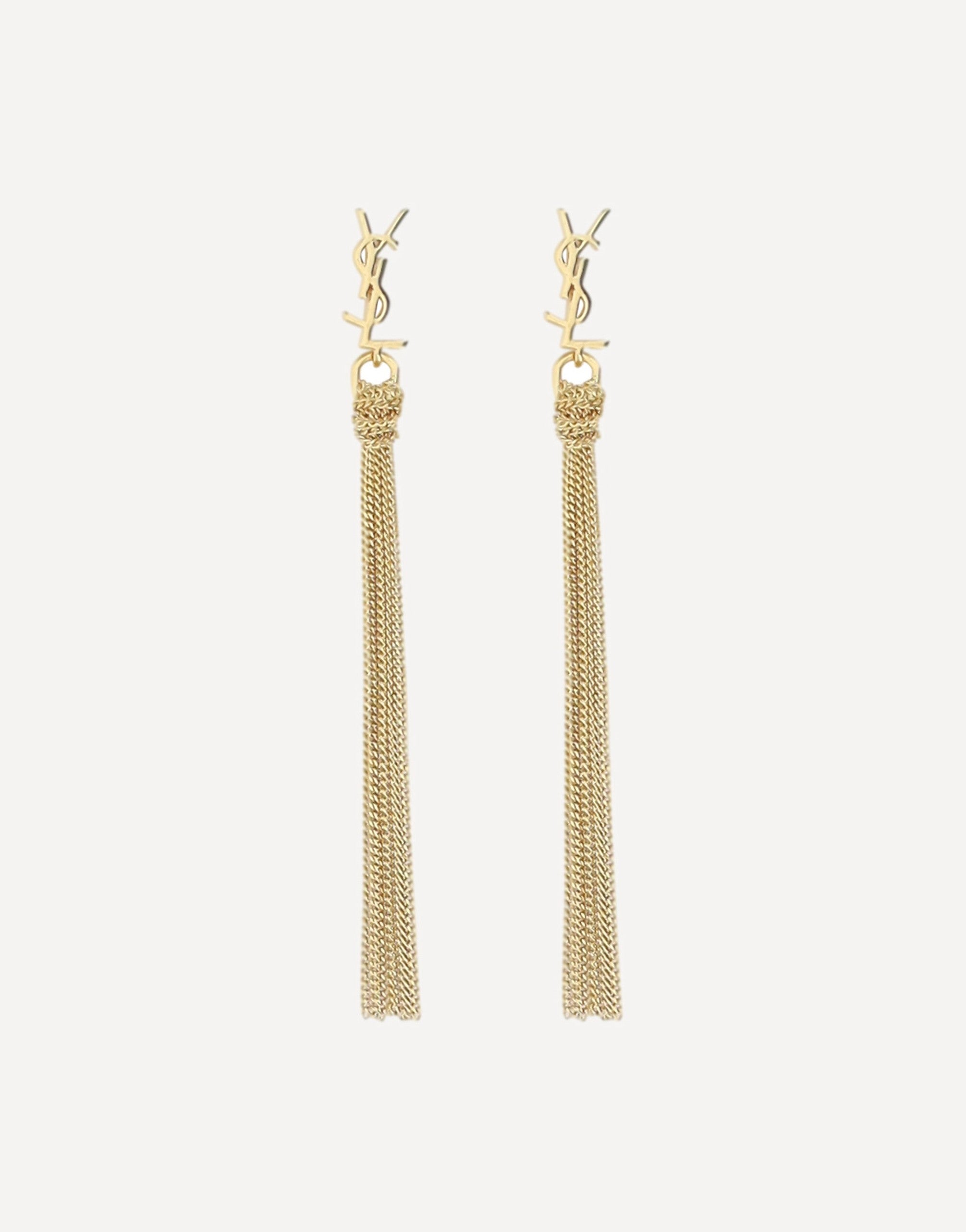 Saint Laurent Bo Pompons Earrings