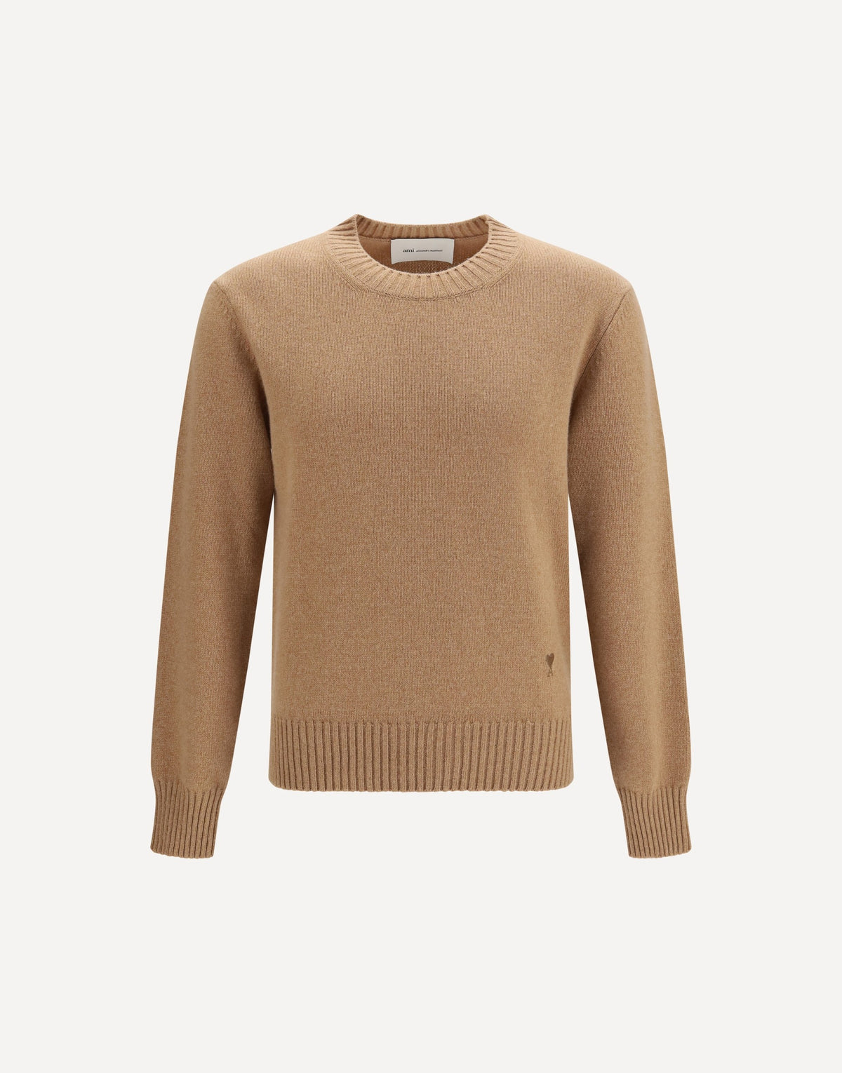 Ami Paris Cashmere Wool Blend Sweater