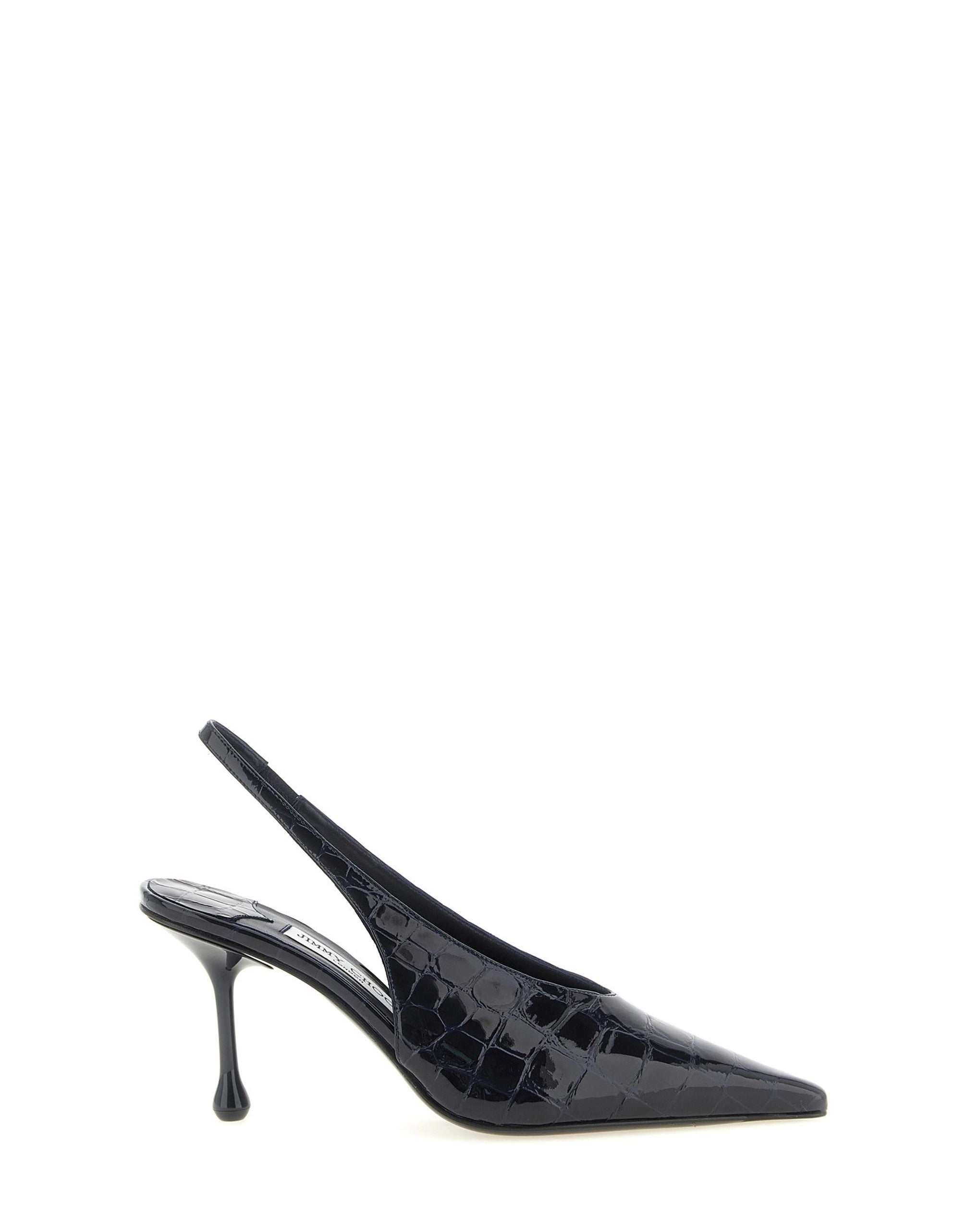Jimmy Choo Isa Crocodile-Print Slingback