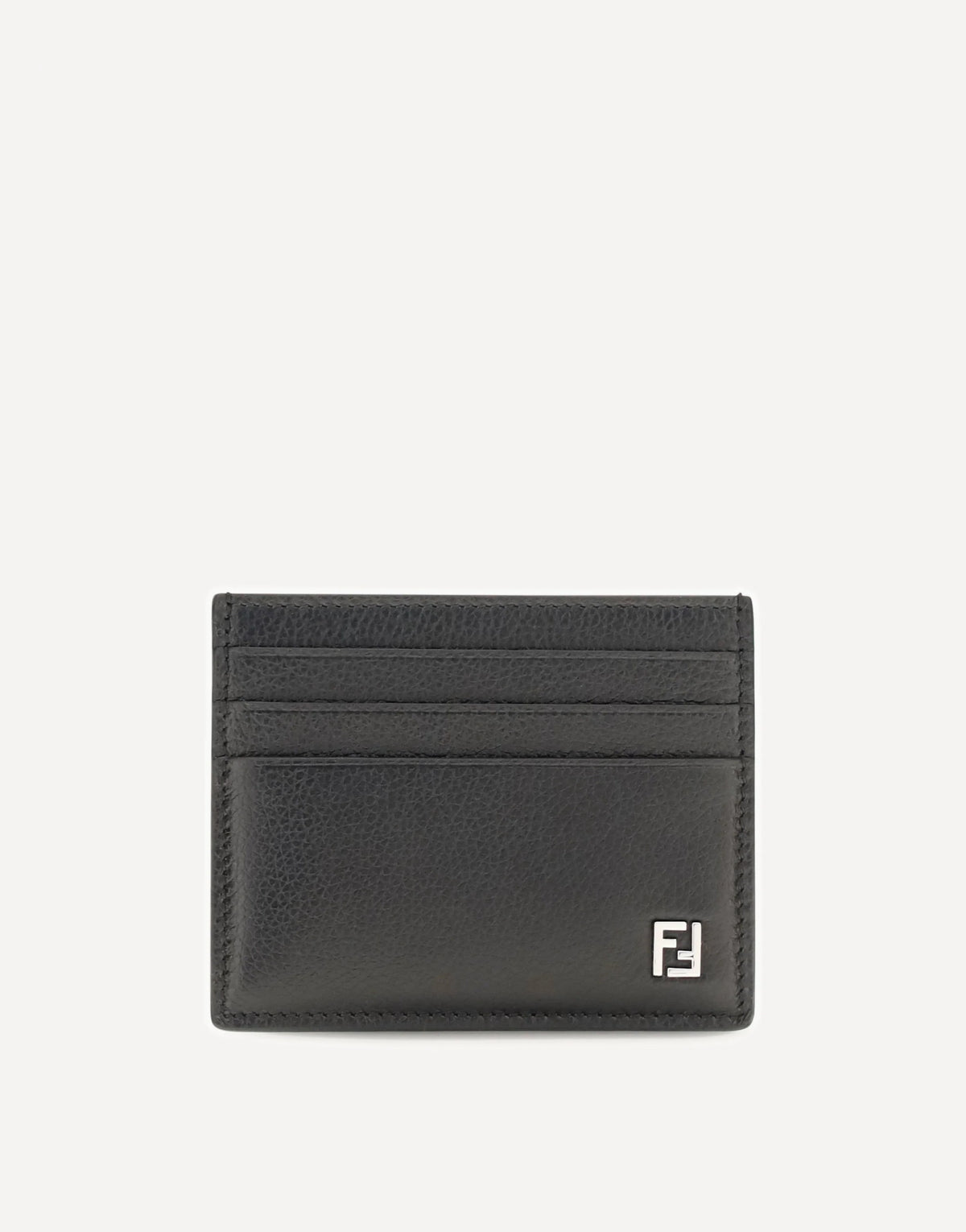 Fendi Araya Leather Card Holder