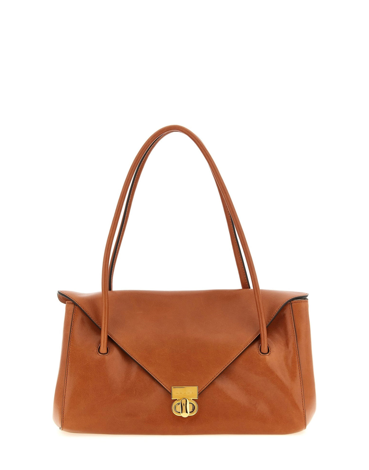 Marni East-West Leather Shoulder Bag