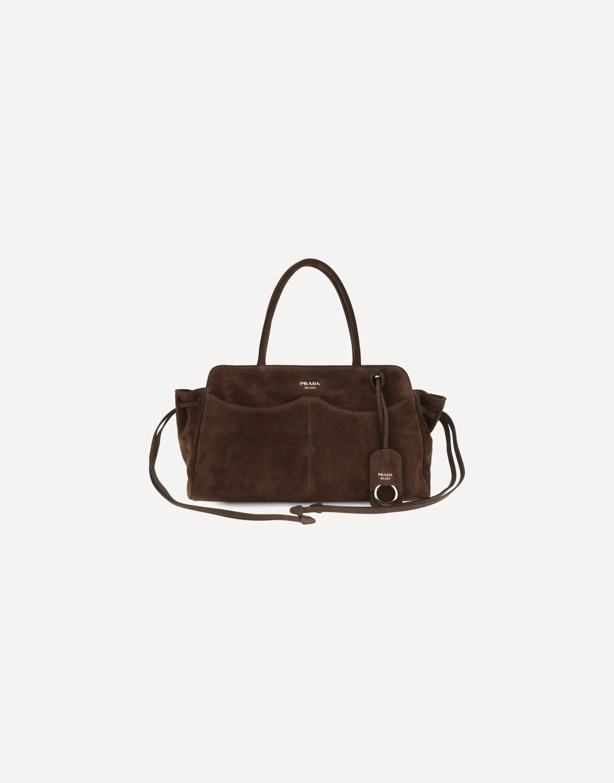 すいかさん　prada Prada Carry Large Suede Handbag | Sendegaro JP