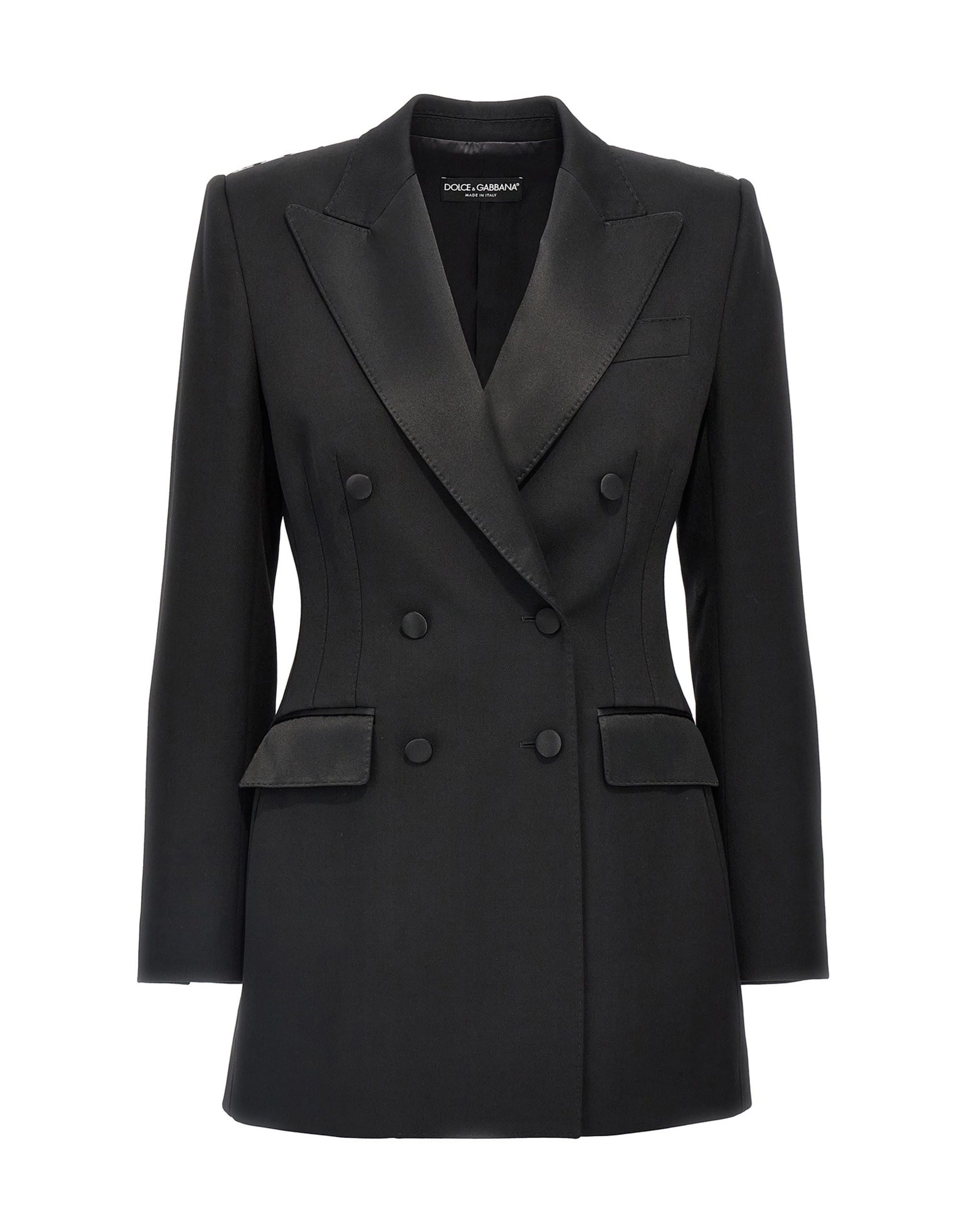 Dolce & Gabbana Turlington Wool Canvas Blazer