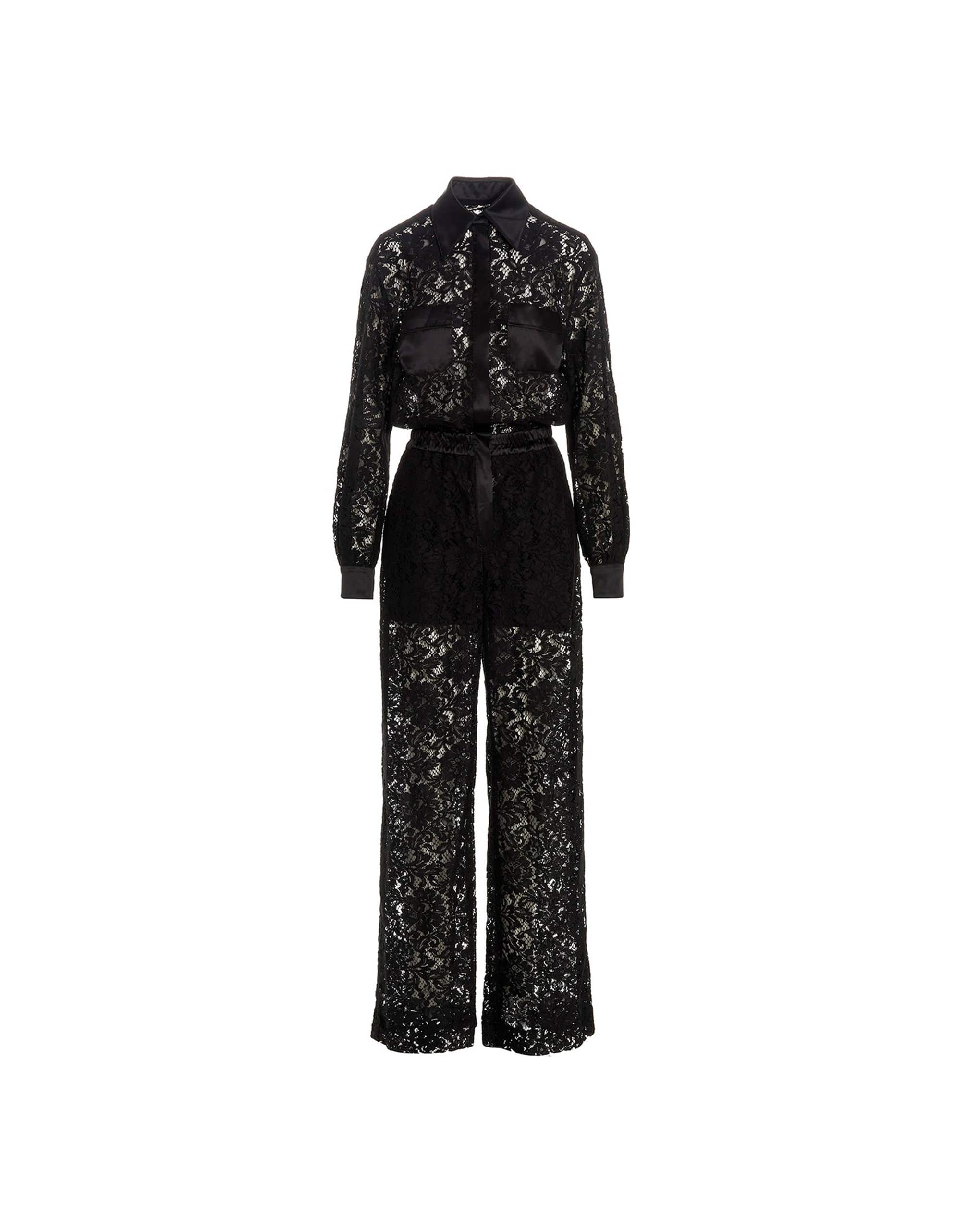 Dolce & Gabbana Cord Lace One-Length Bodysuit