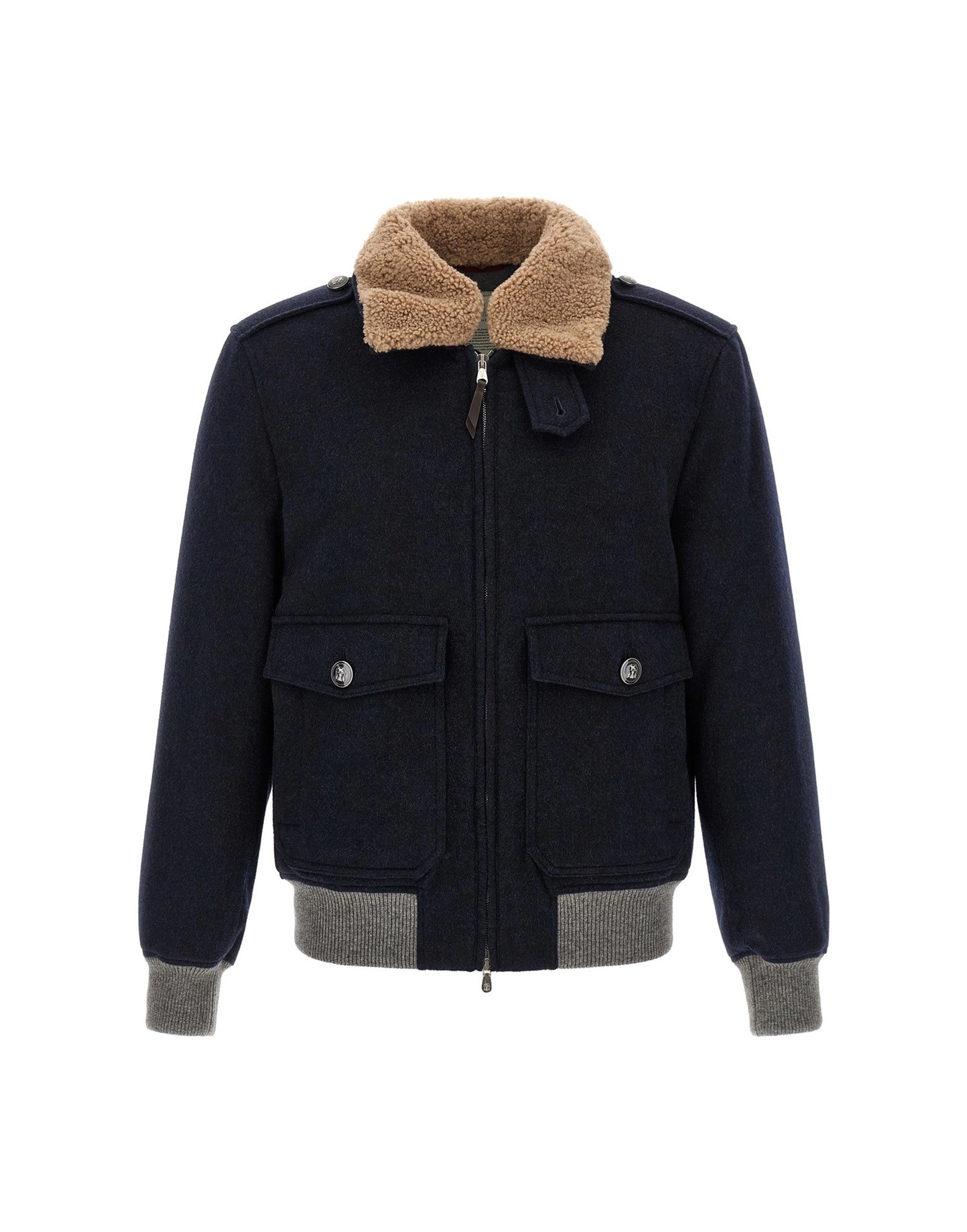 Brunello Cucinelli Cashmere Beaver Bomber | Sendegaro JP