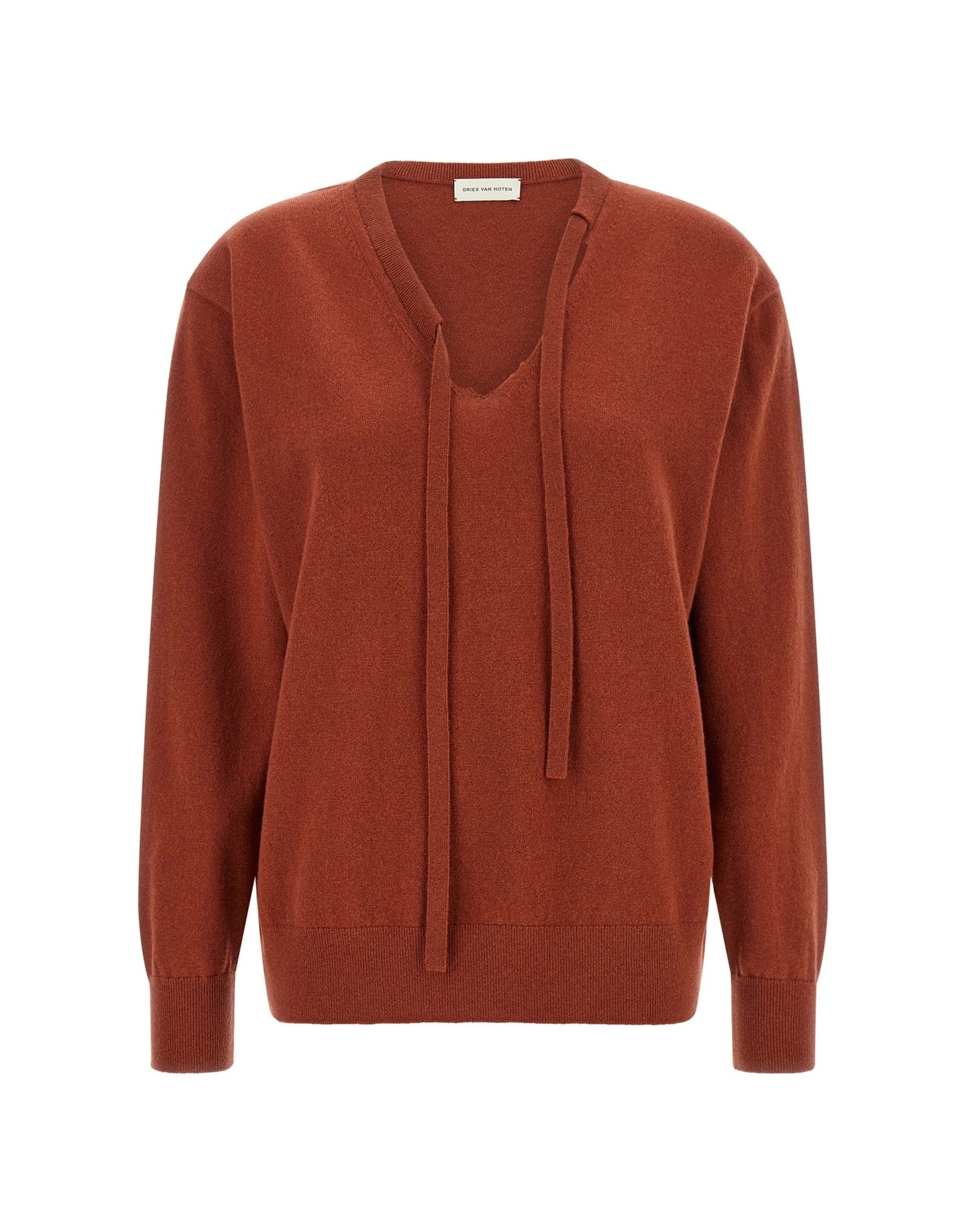 DRIES VAN NOTEN カシミヤ Vネック ニット セーター Dries Van Noten Towie Cashmere V-Neck Sweater | Sendegaro JP