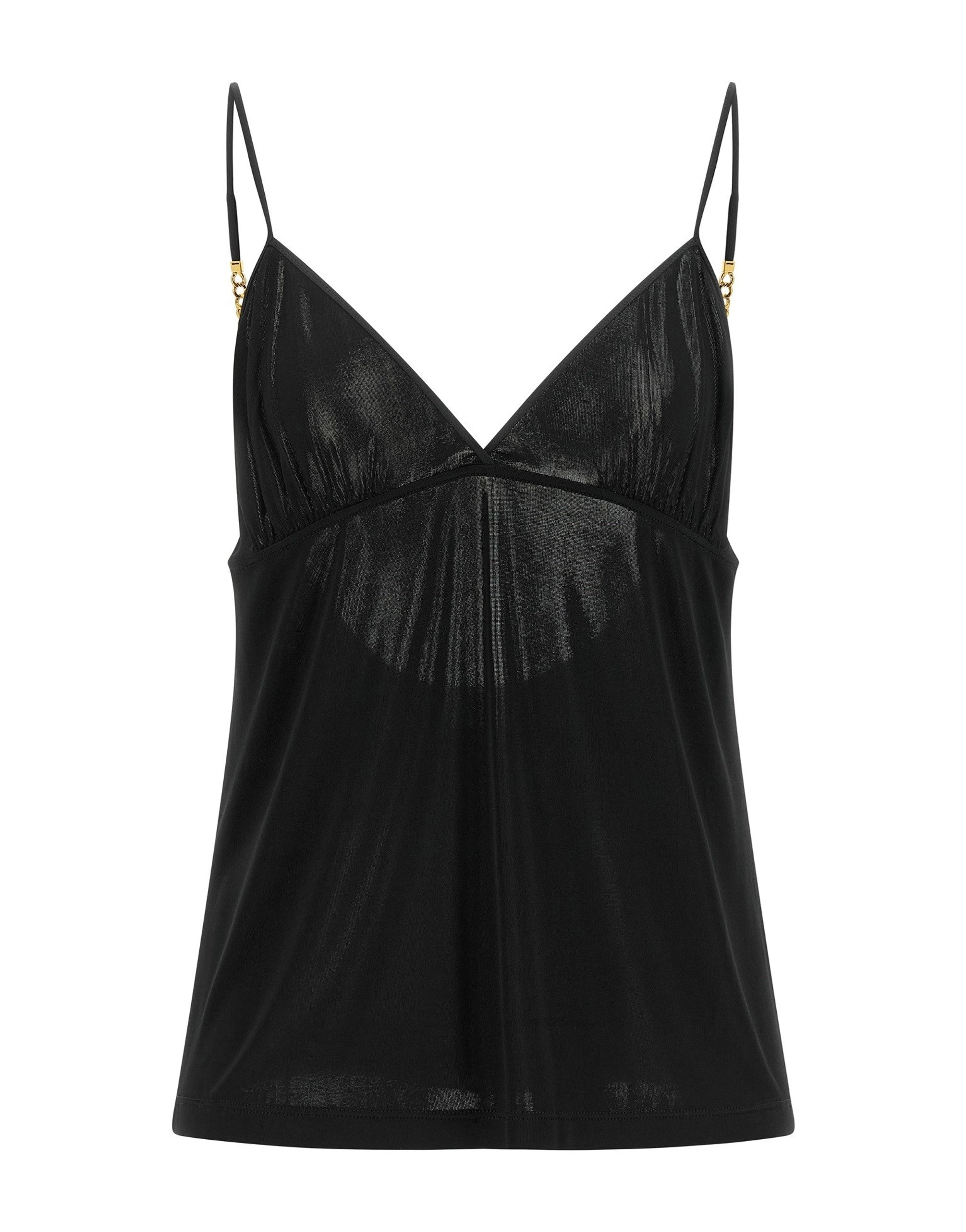 Saint Laurent Blusa Cassandre Chain