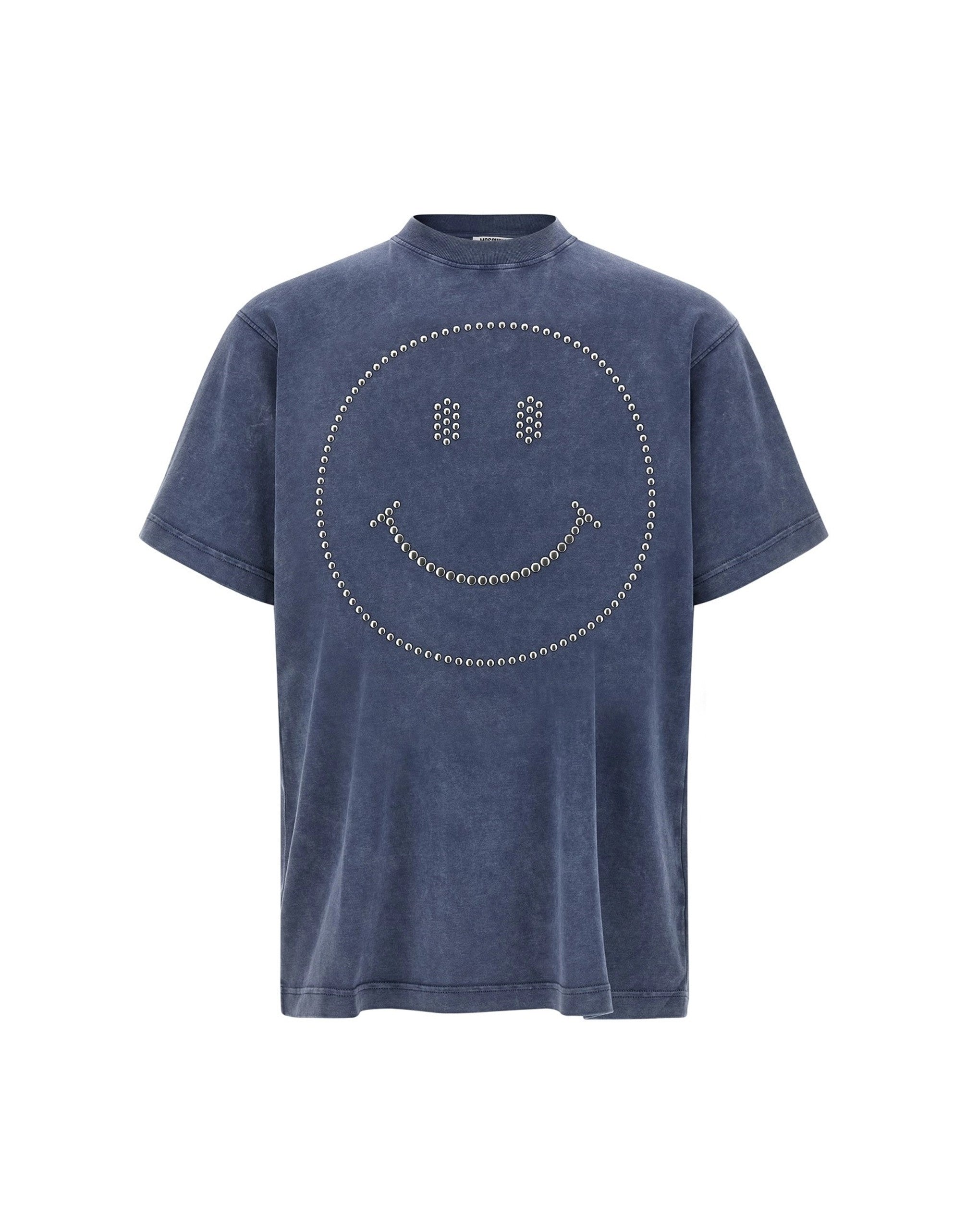 Moschino T-shirt à appliqués cloutés Smiley Moschino