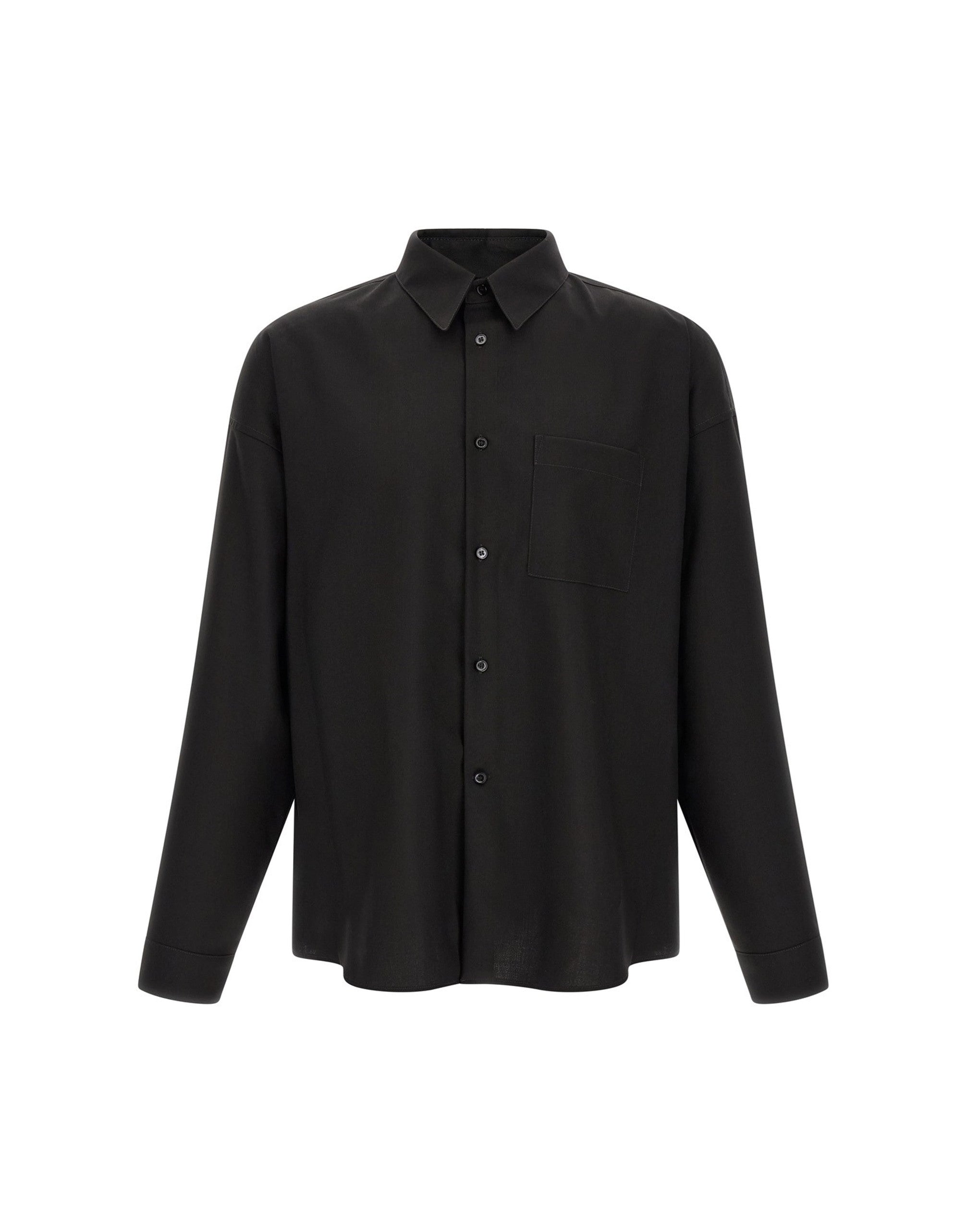 Marni Virgin Wool Shirt With Pocket