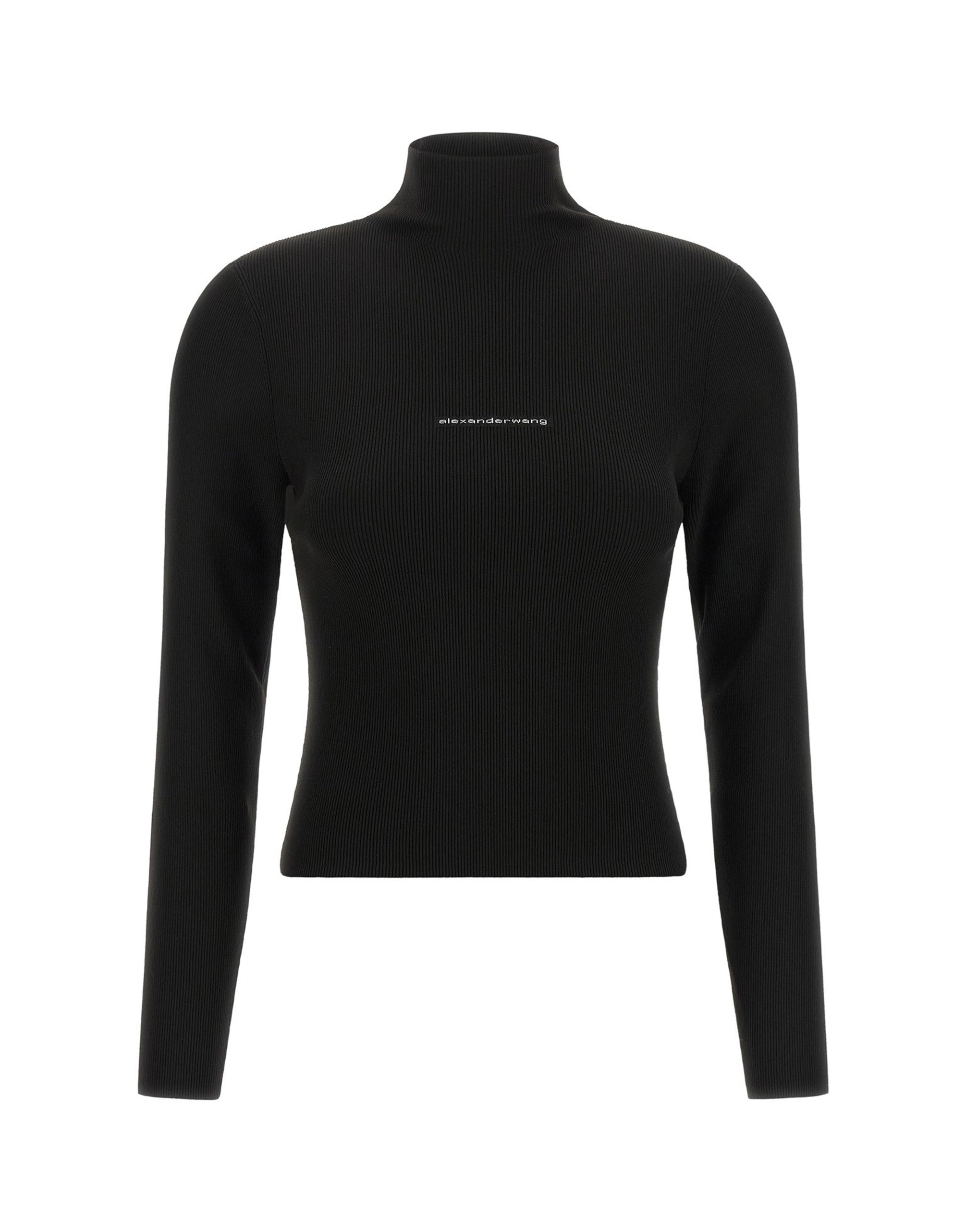 Alexander Wang Ribbed Logo Sweater