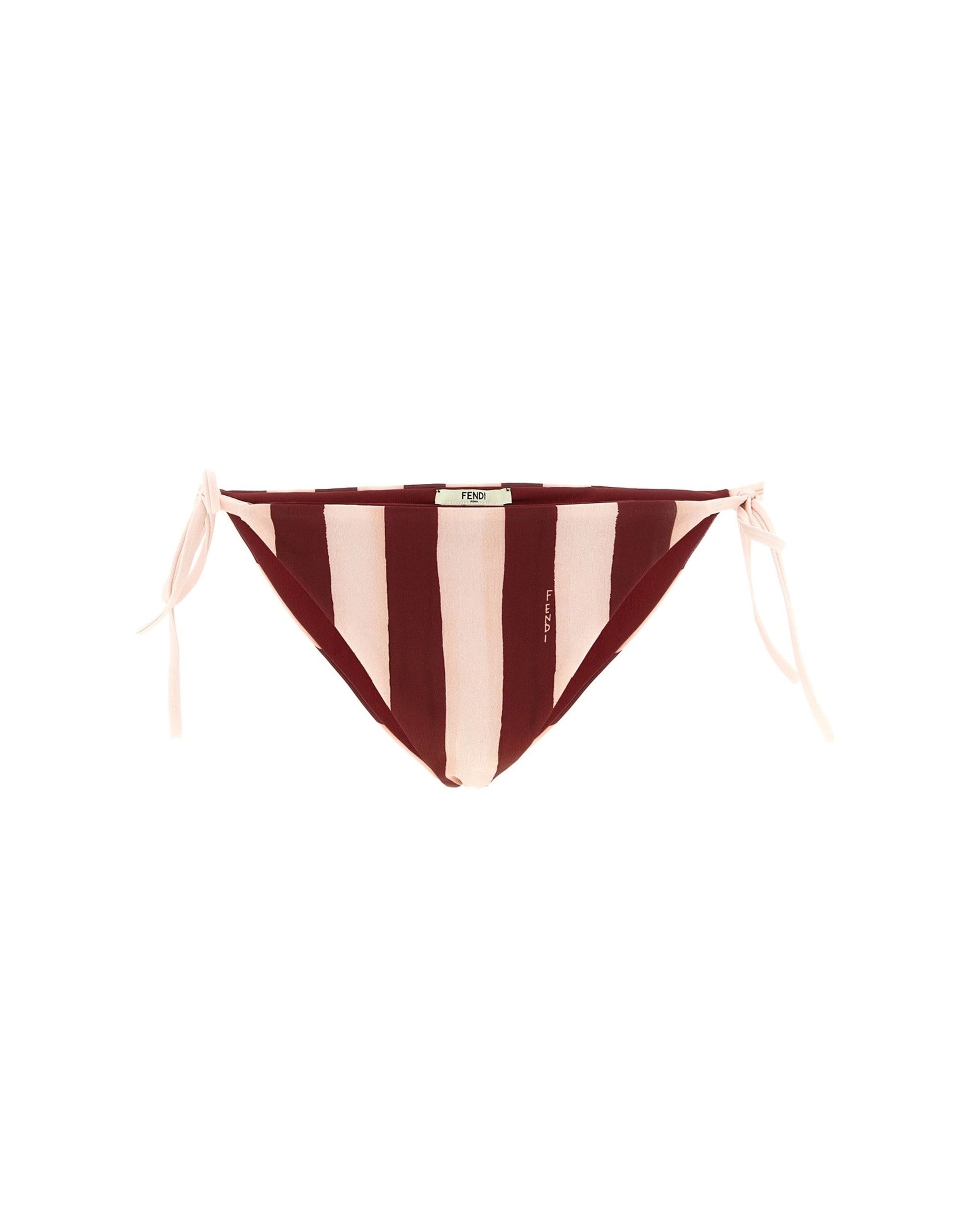 Fendi Pequin Reversible Bikini Bottoms