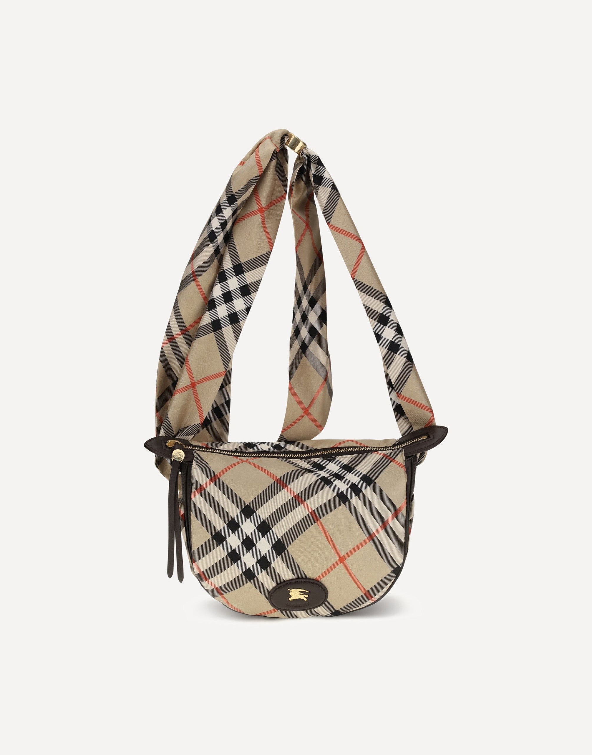 Burberry Ribbon Silk Twill Shoulder Bag