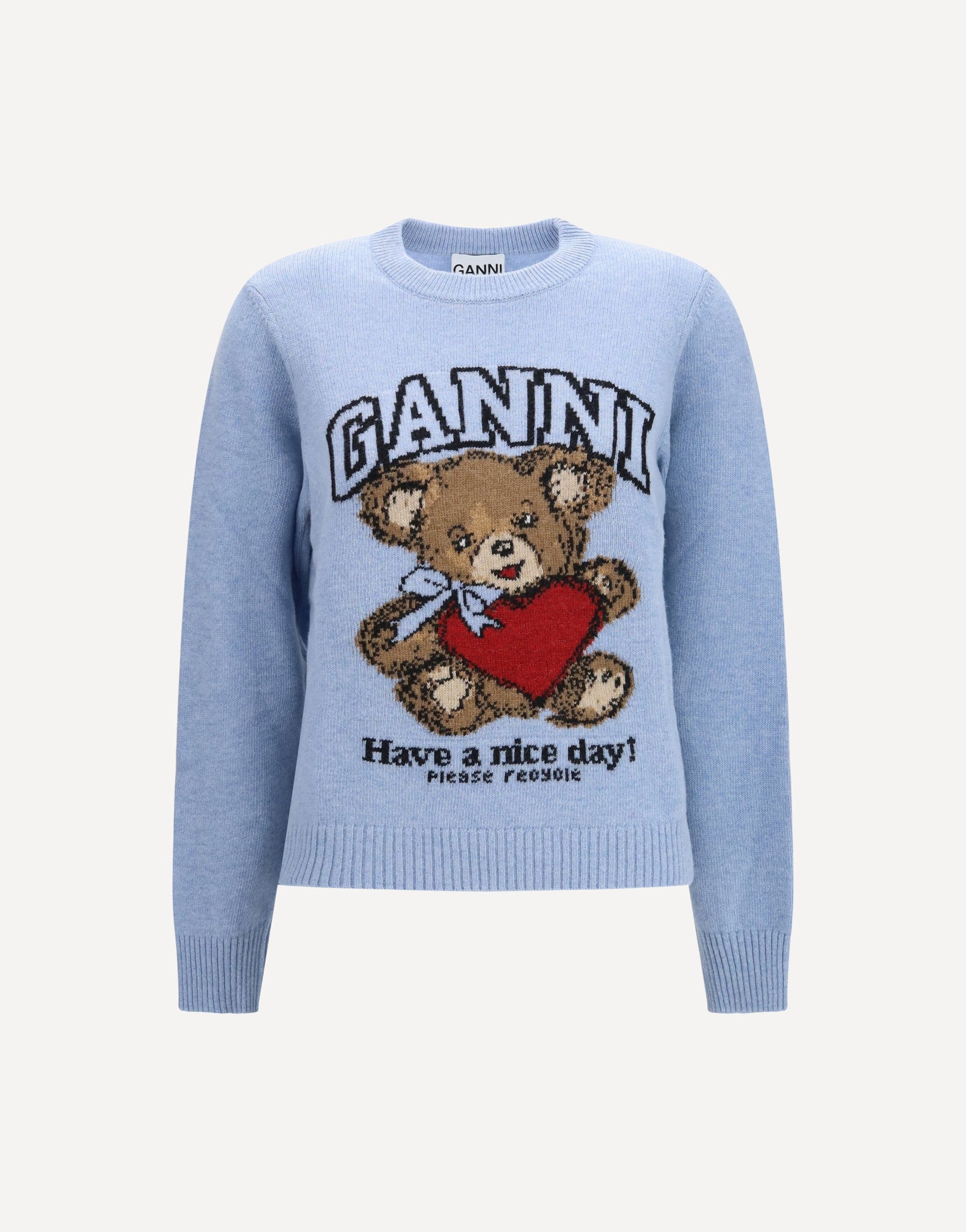 Ganni Wool Graphic Sweater