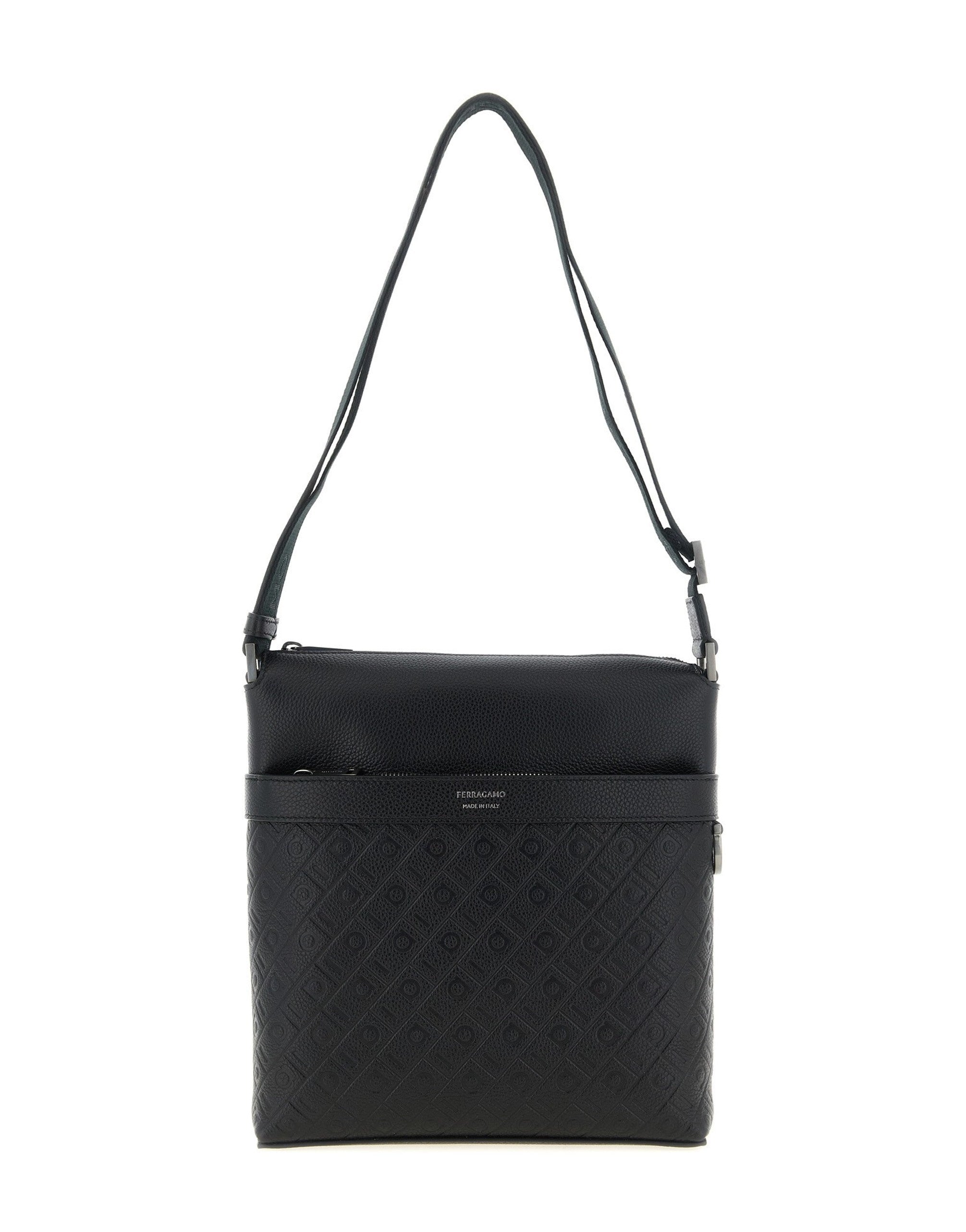 Ferragamo Monogram Messenger Crossbody Bag