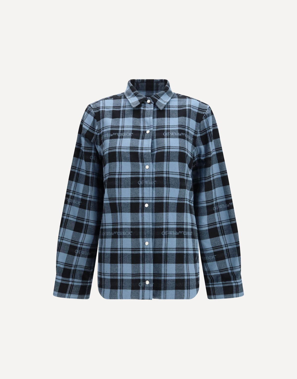 Off-White Check Flannel Padded Overshirt