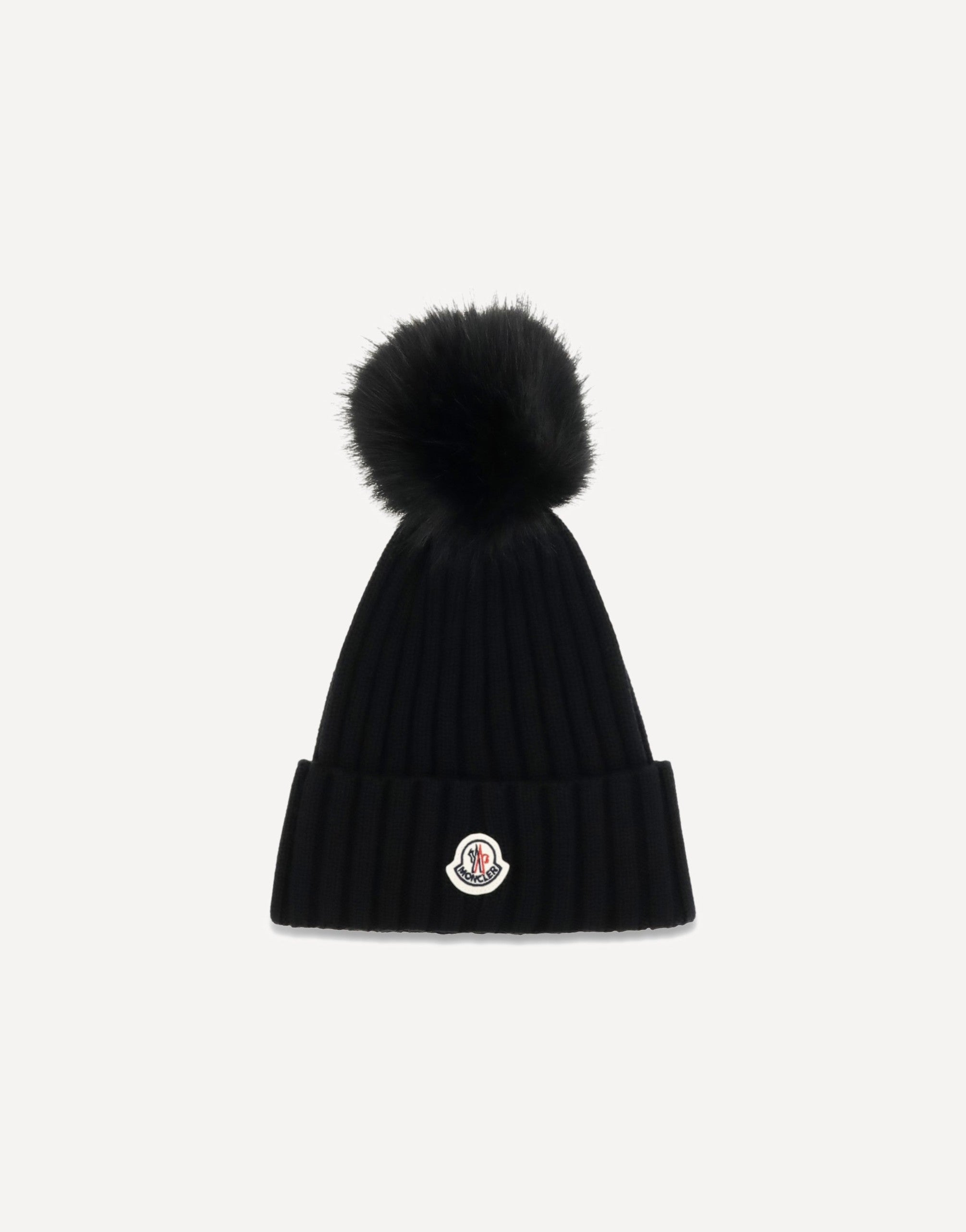 Moncler Wool Hat With Pon Pon