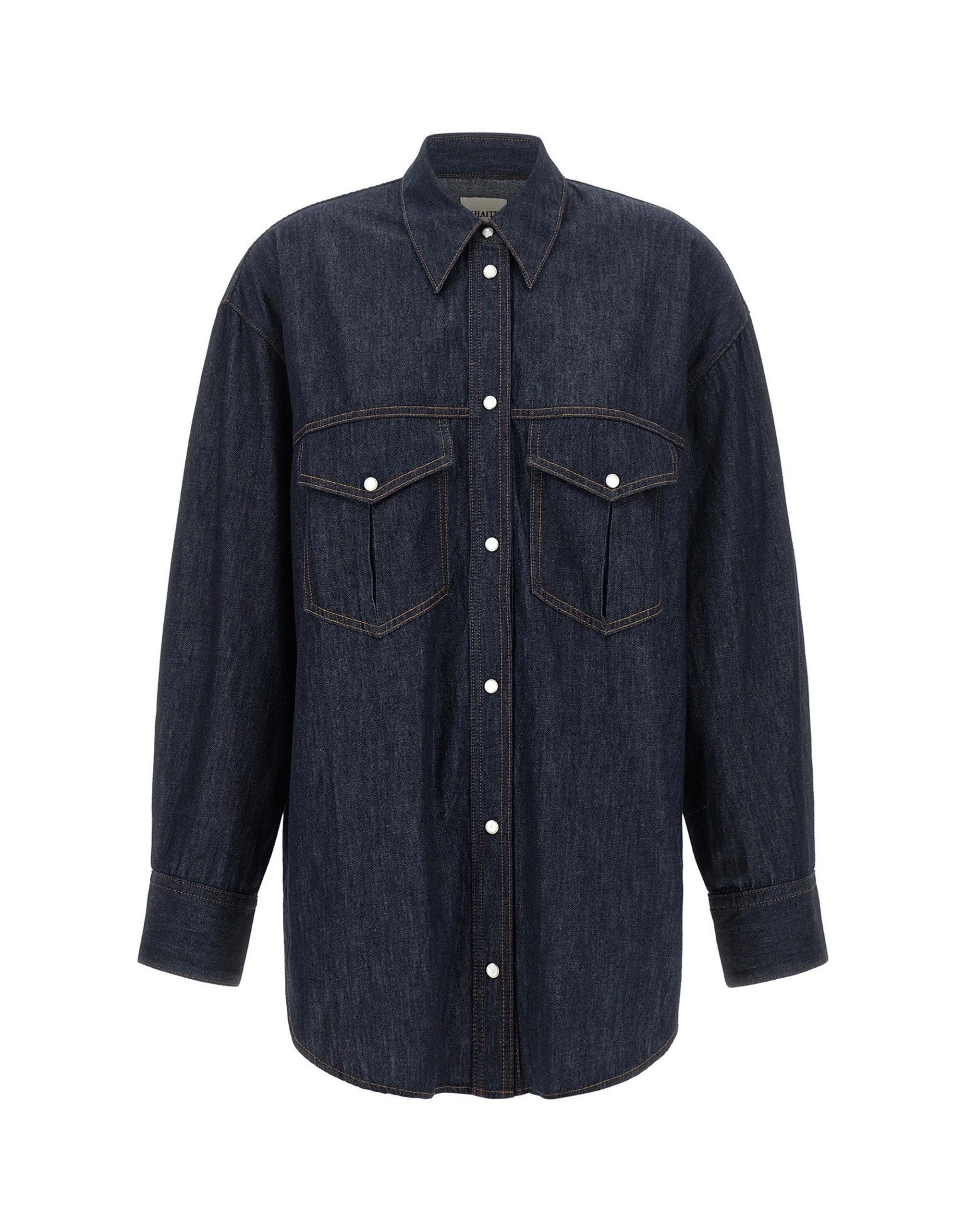 Khaite Christensen Denim Shirt