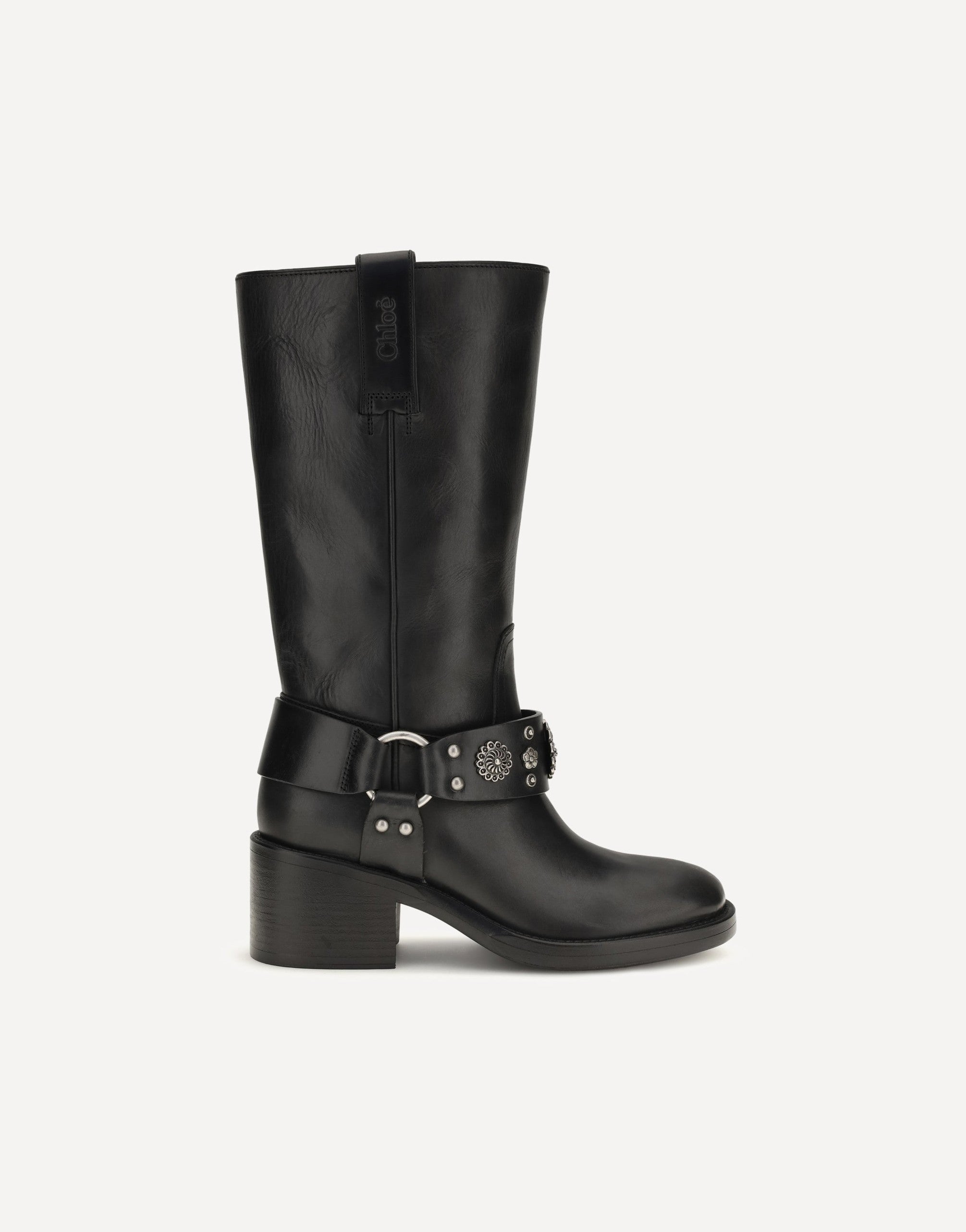Chloé Dakota Buckle Knee-High Boots