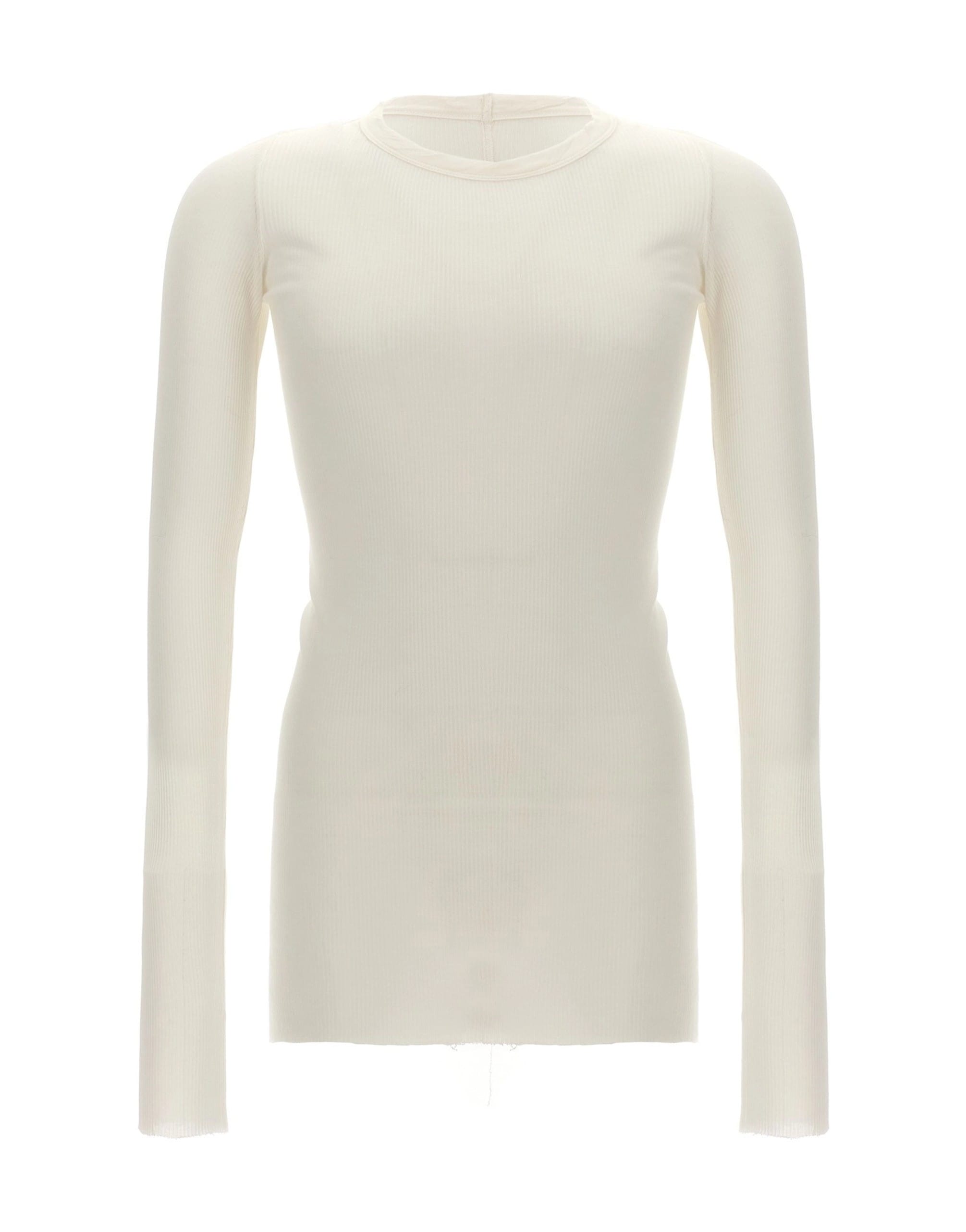 Rick Owens Geribde T-shirt met lange mouwen