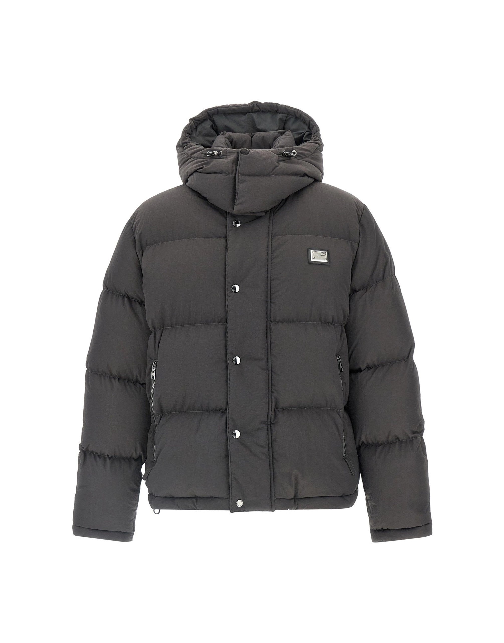 Dolce & Gabbana Logo Patch Down Jacket