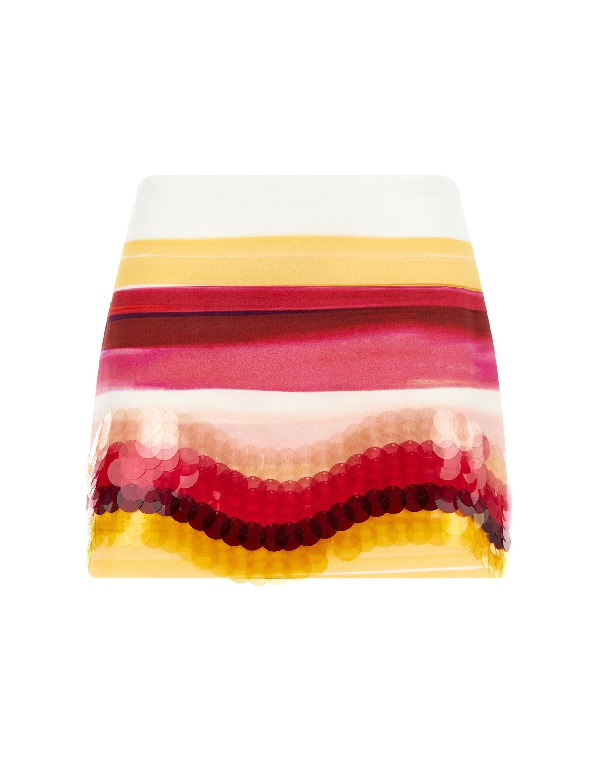 Fendi Striped Cotton Mini Skirt
