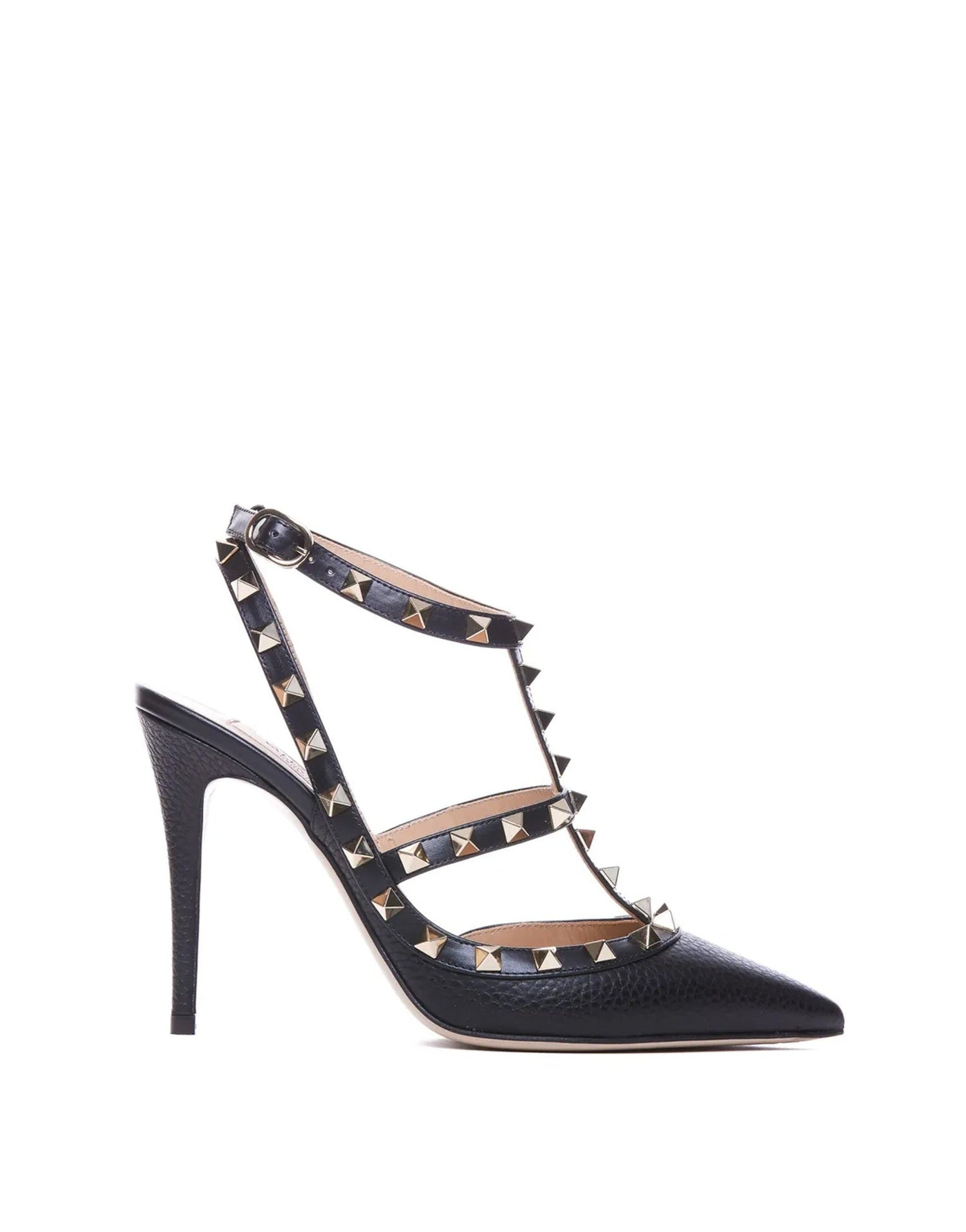 Rockstud Leather Pumps