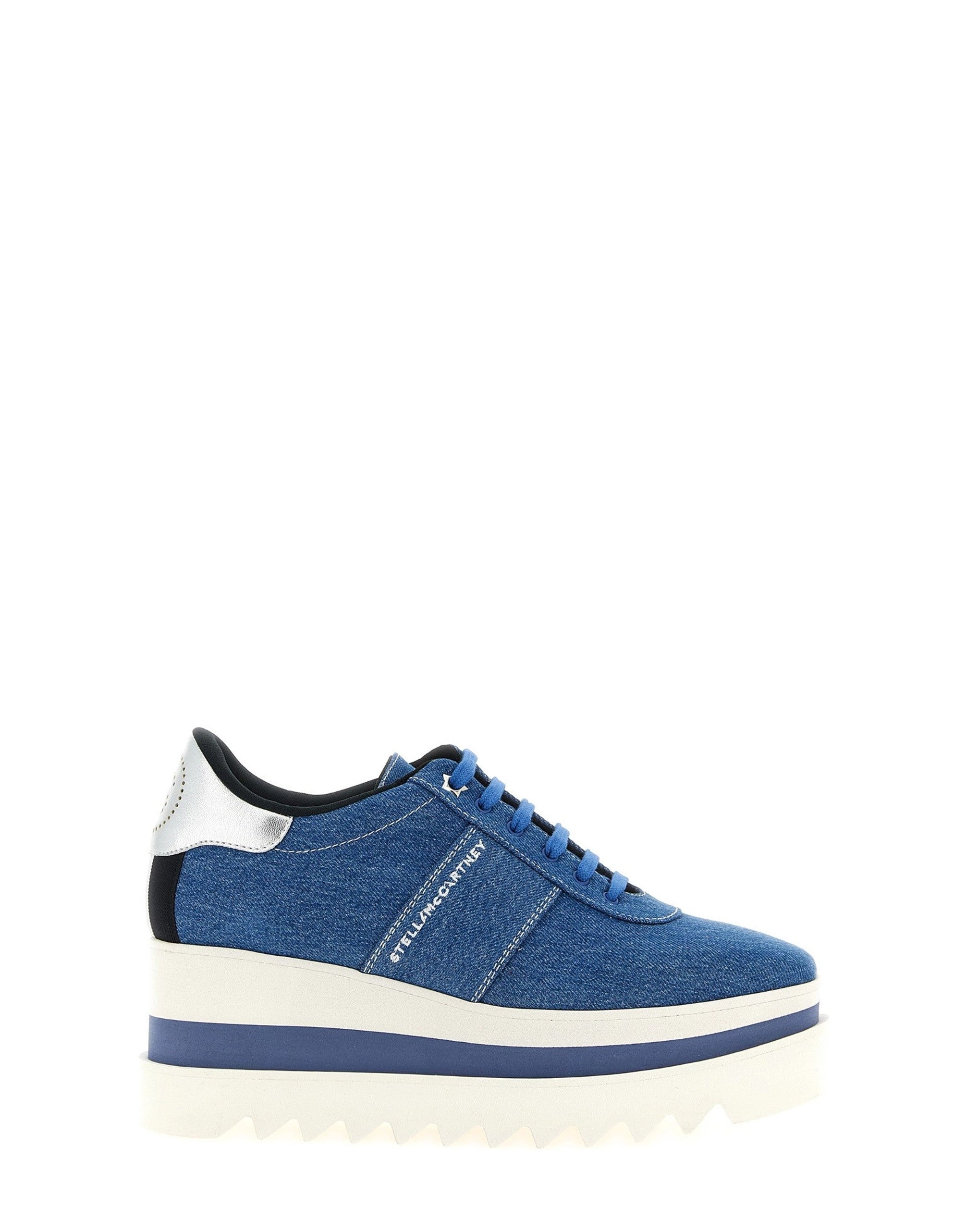 Stella McCartney Sneakelyse Denim Platform Sneakers