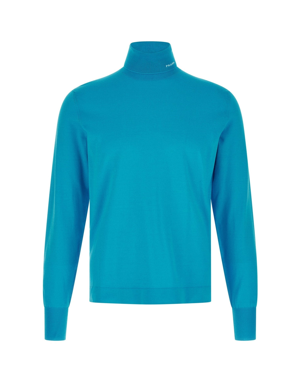 Prada Logo Intarsia Turtleneck Sweater