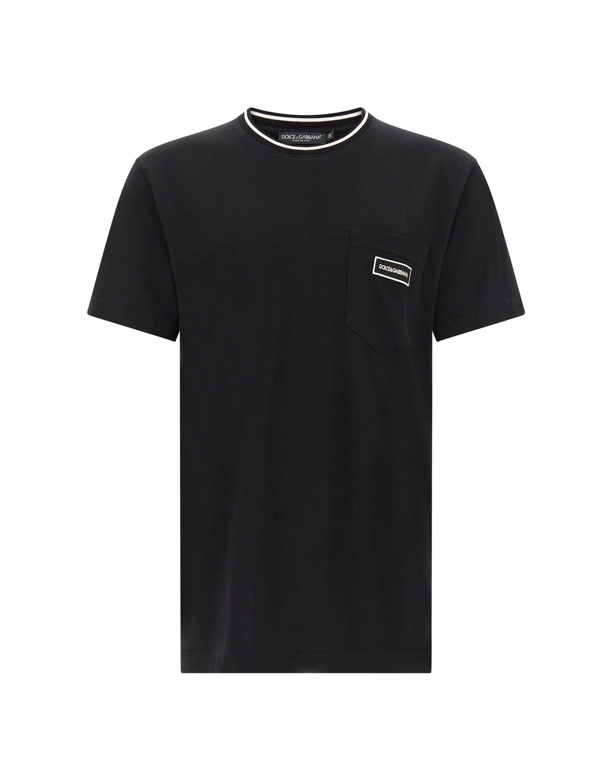 Dolce & Gabbana Logo Pocket Cotton T-Shirt