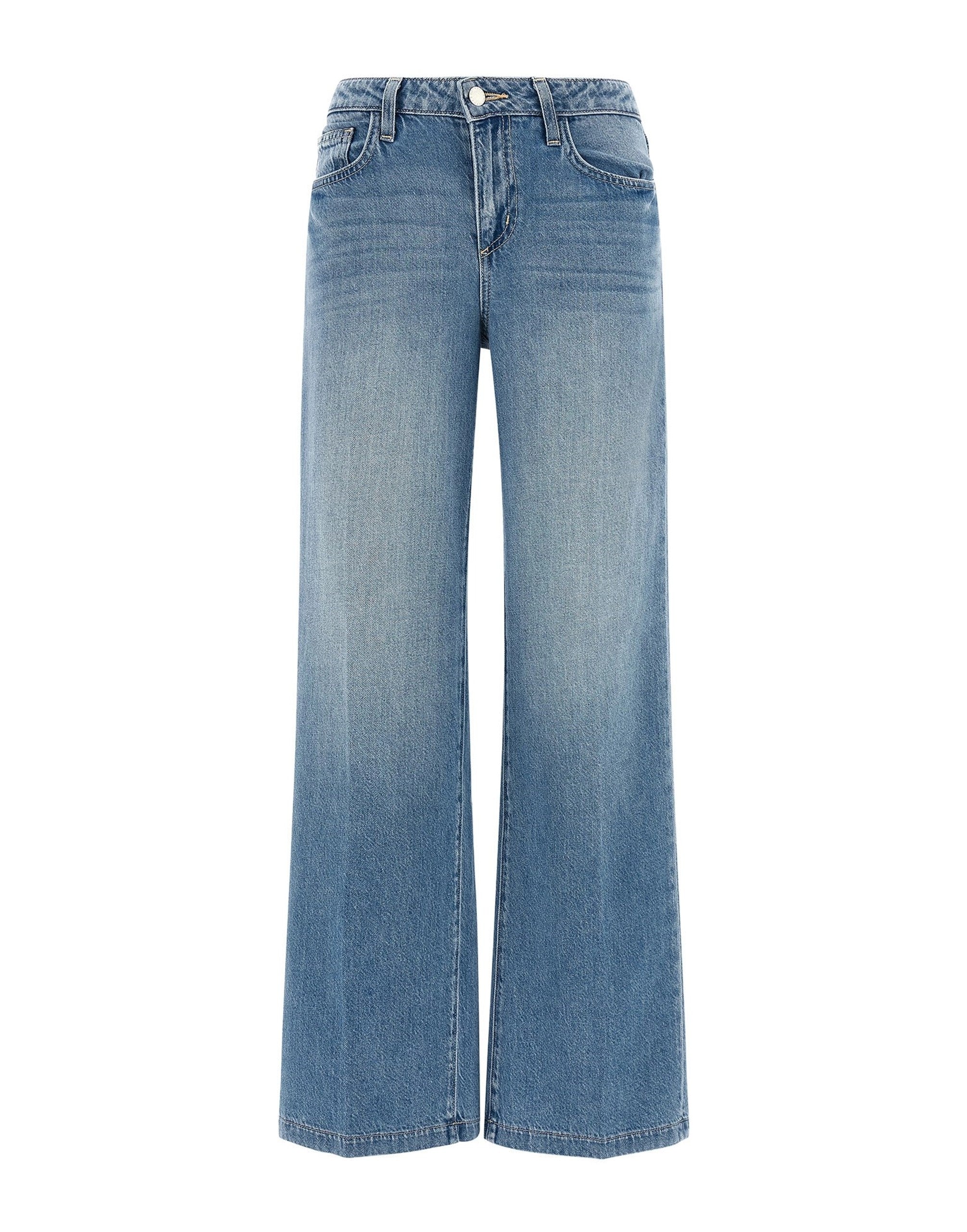 L'Agence Scotti Stone-Washed Jeans