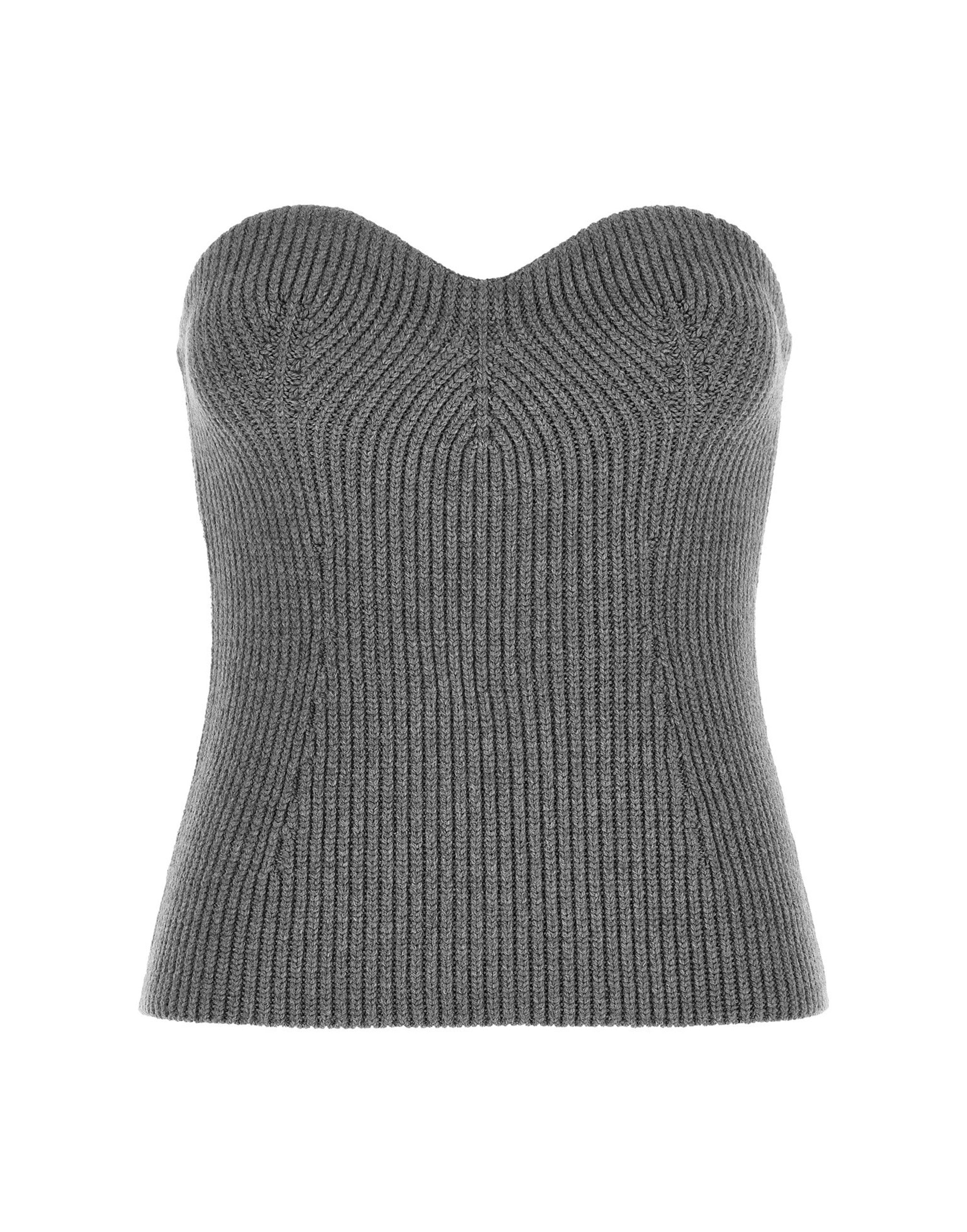 Jil Sander Off Shoulder Ribbed Top