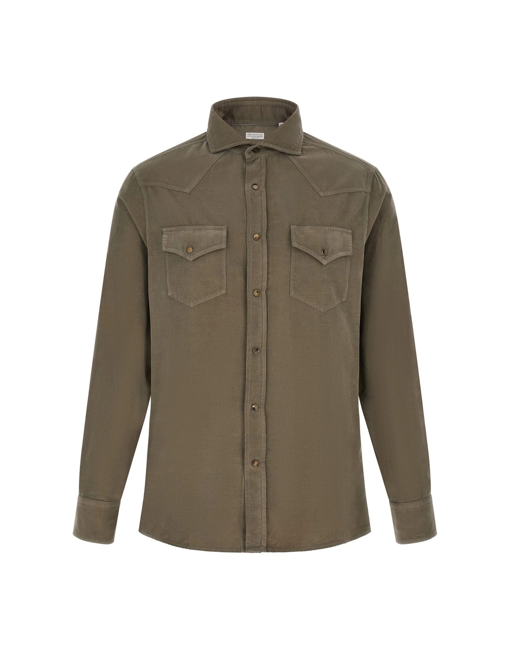 Brunello Cucinelli Western Corduroy Shirt