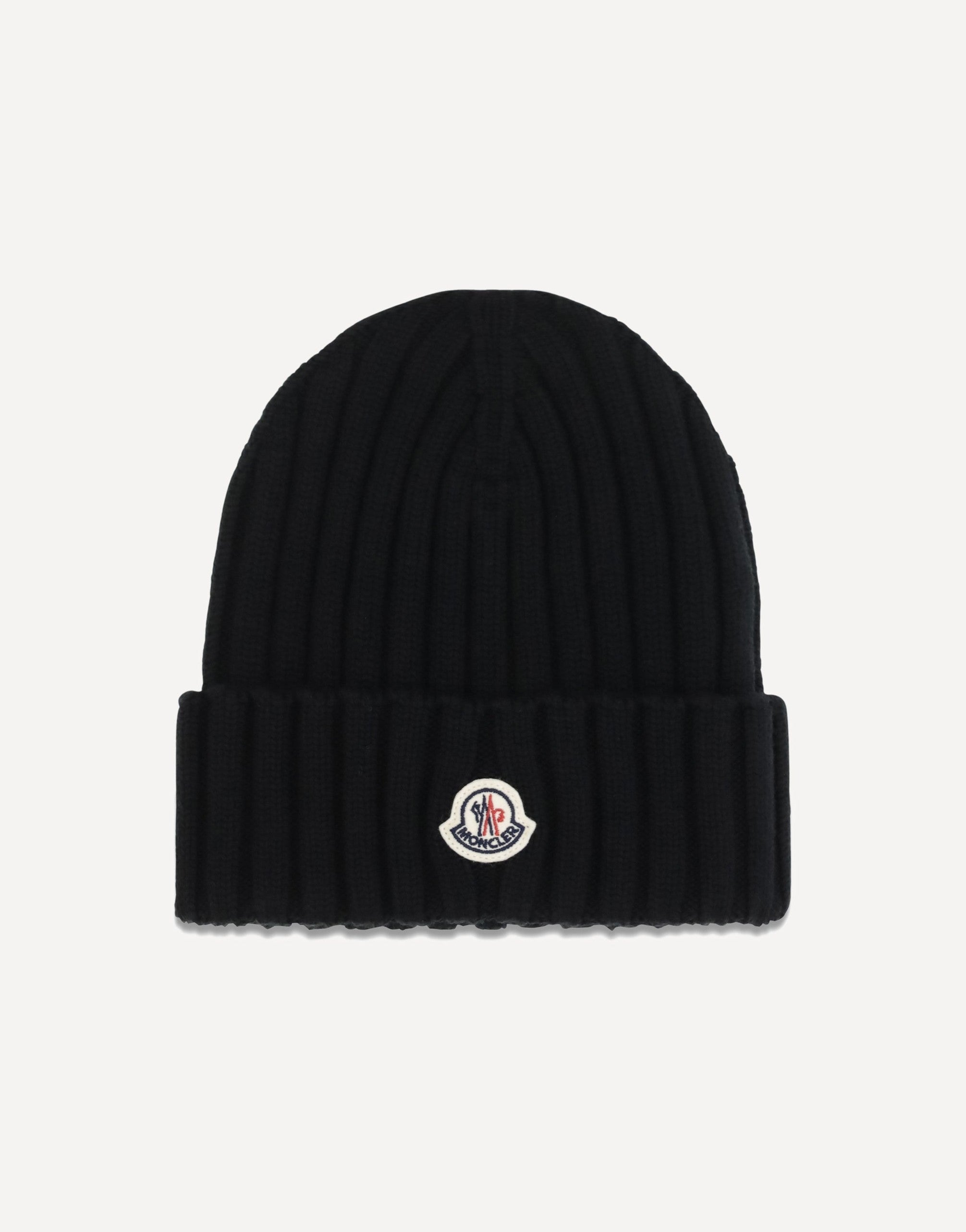 Moncler Wool Beanie With Logo