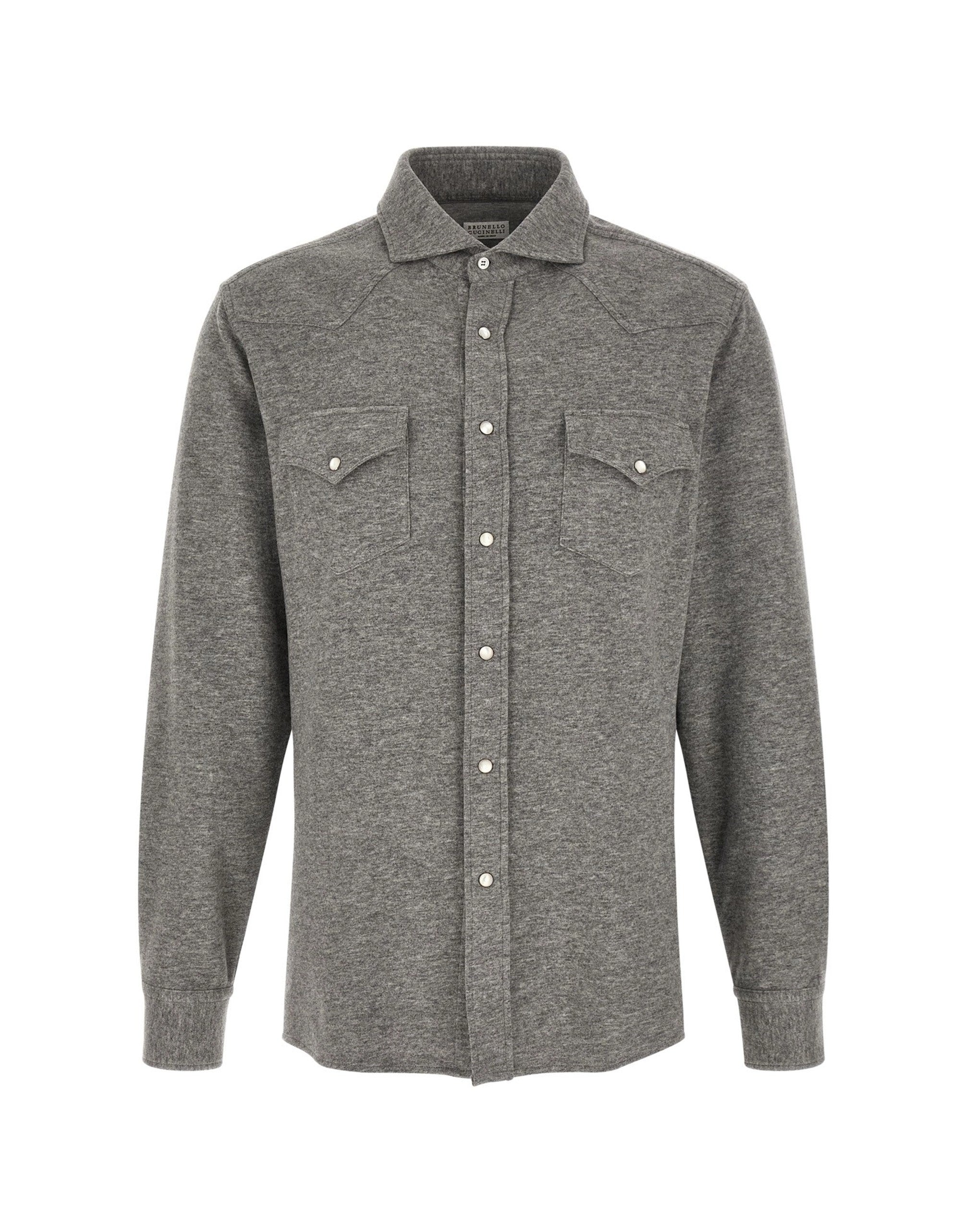 Brunello Cucinelli Western Knit Shirt