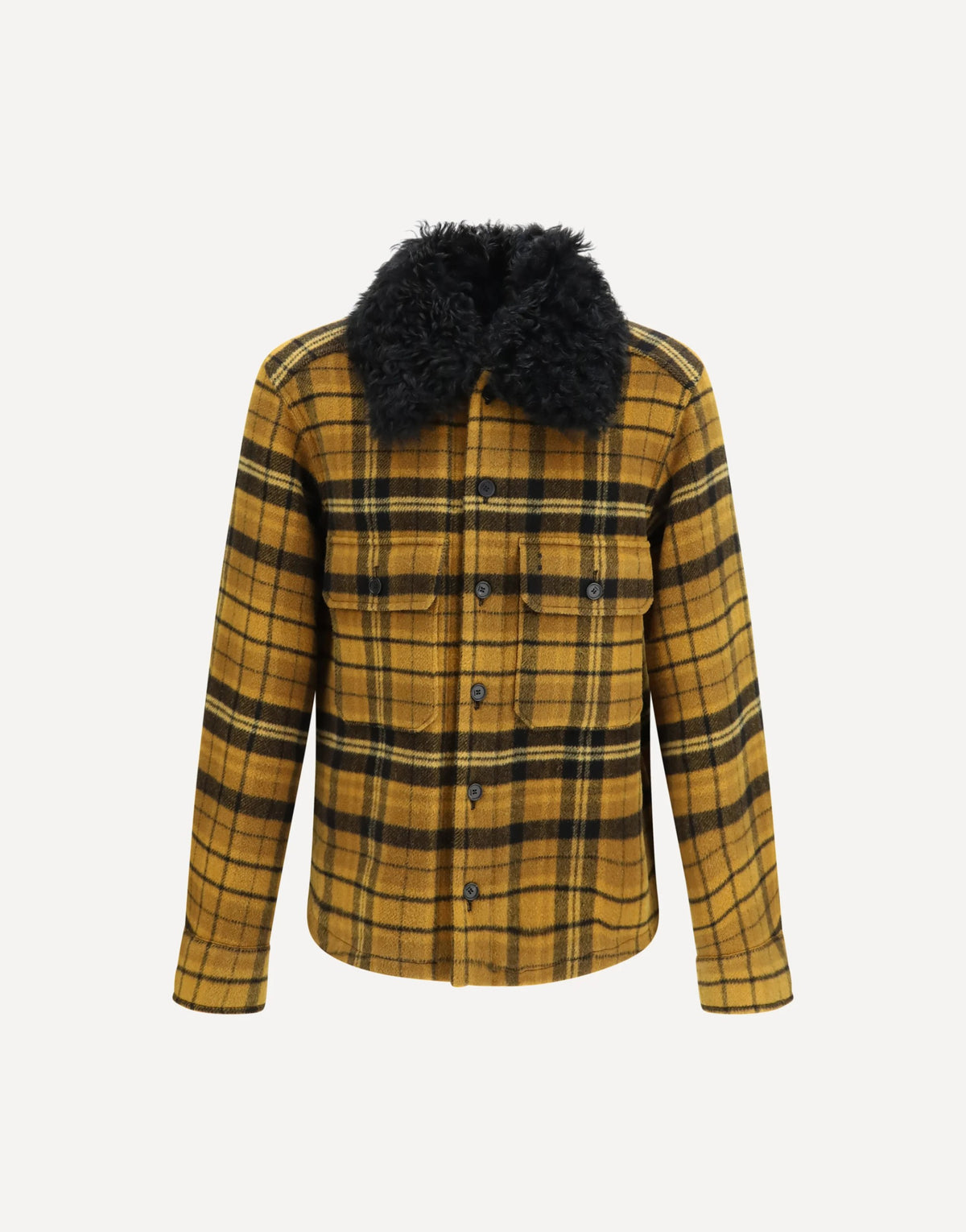 Fendi Check Wool Blouson Jacket