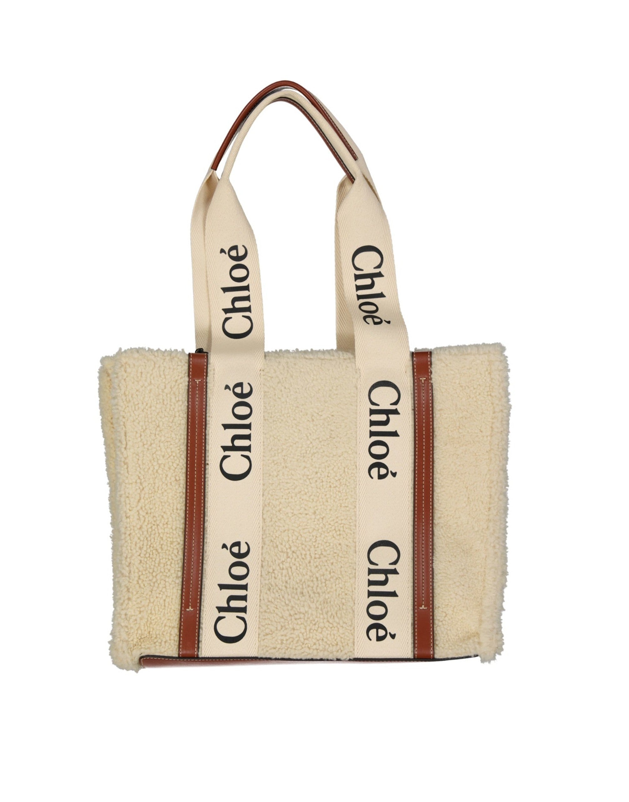 Logo Leather Tote Bags