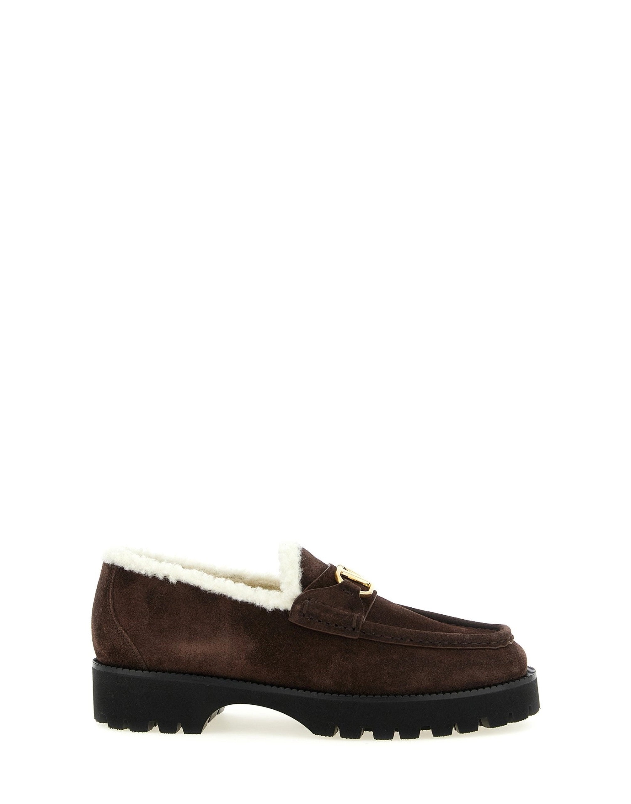 Valentino Garavani Suede VLogo Signature Loafers