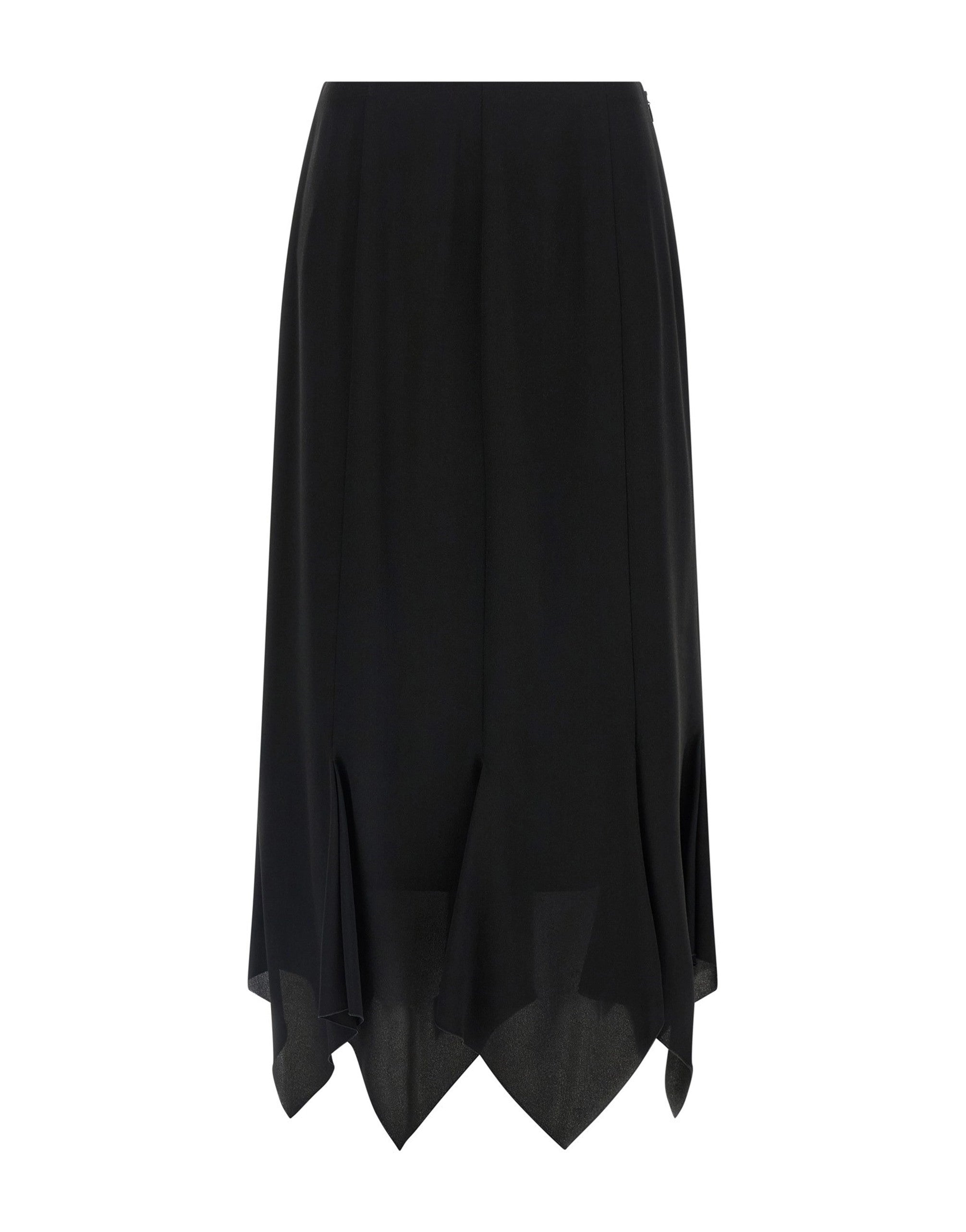 Valentino Garavani Crêpe De Chine Midi Skirt