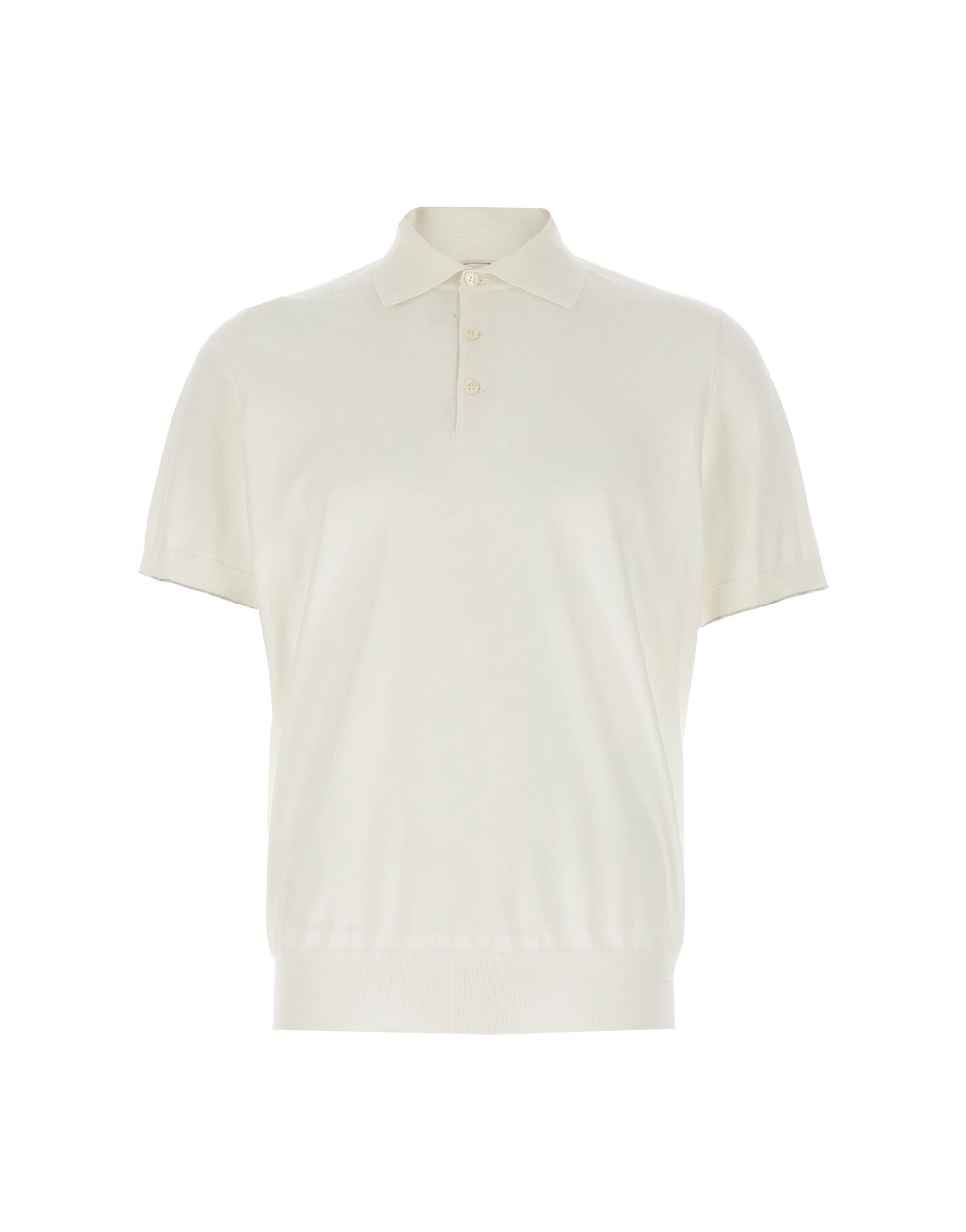 Brunello Cucinelli Stretch Cotton Polo Shirt