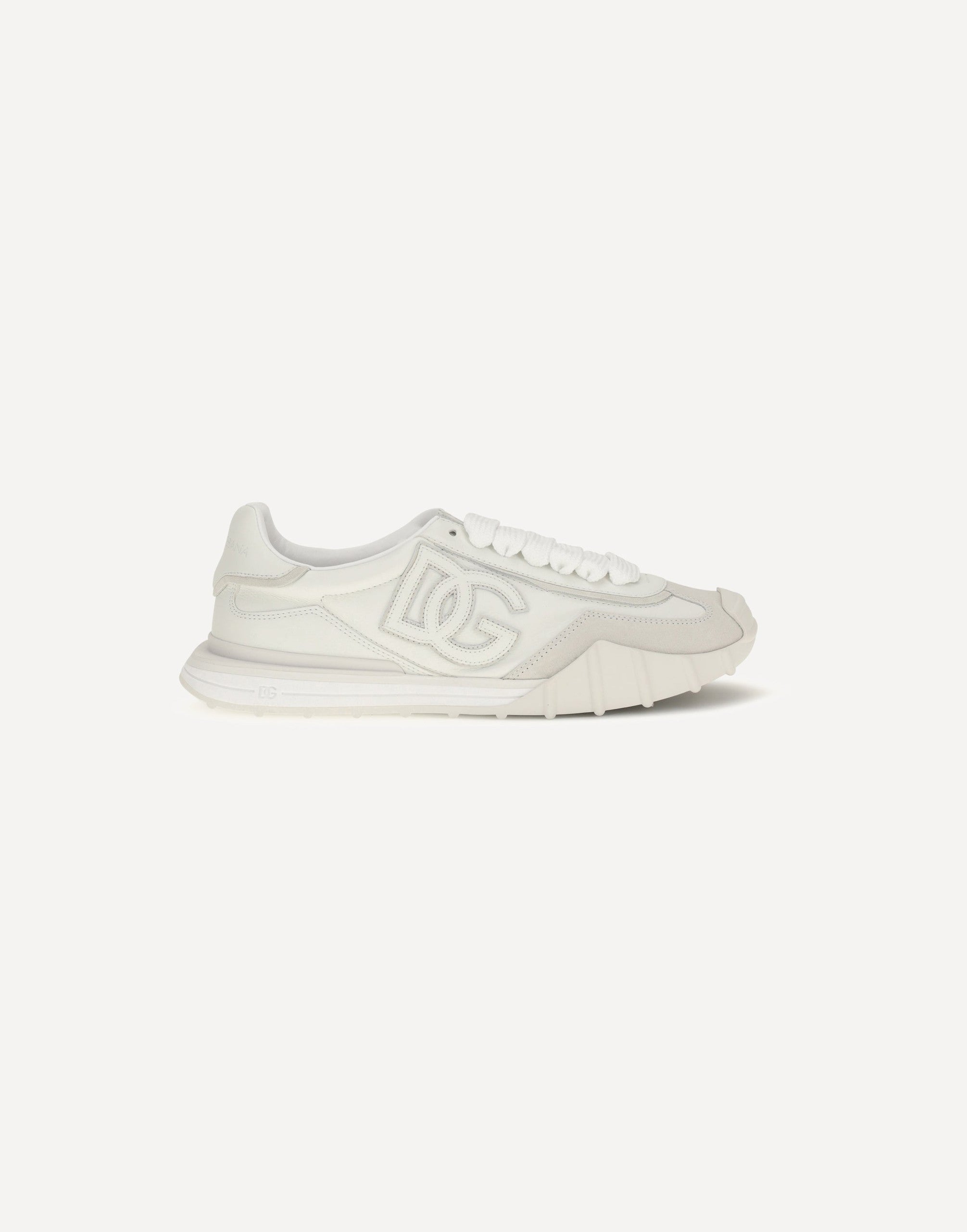 Dolce & Gabbana Athletic Fabric And Leather Sneakers