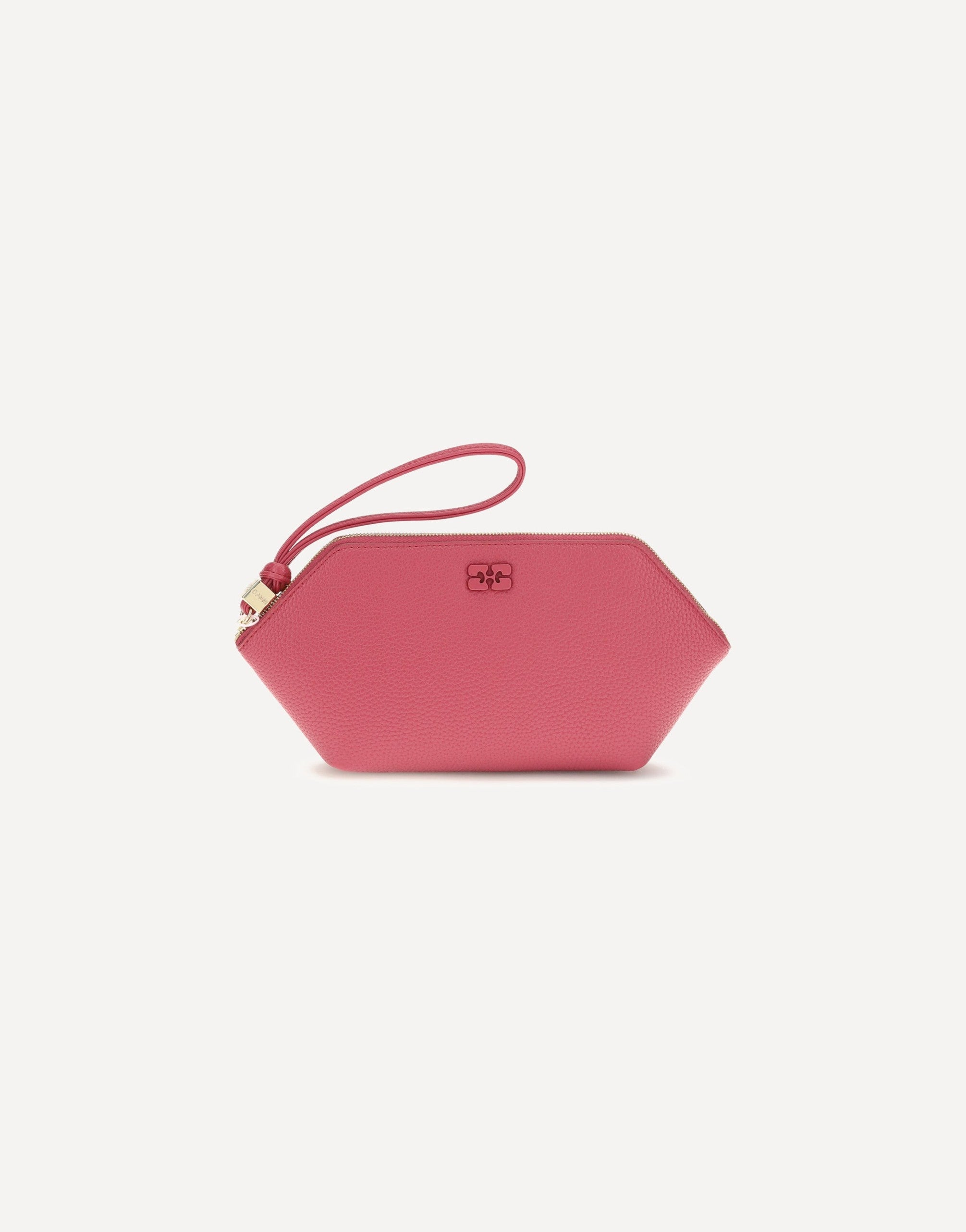 Ganni Grained Leather Bou Pouch