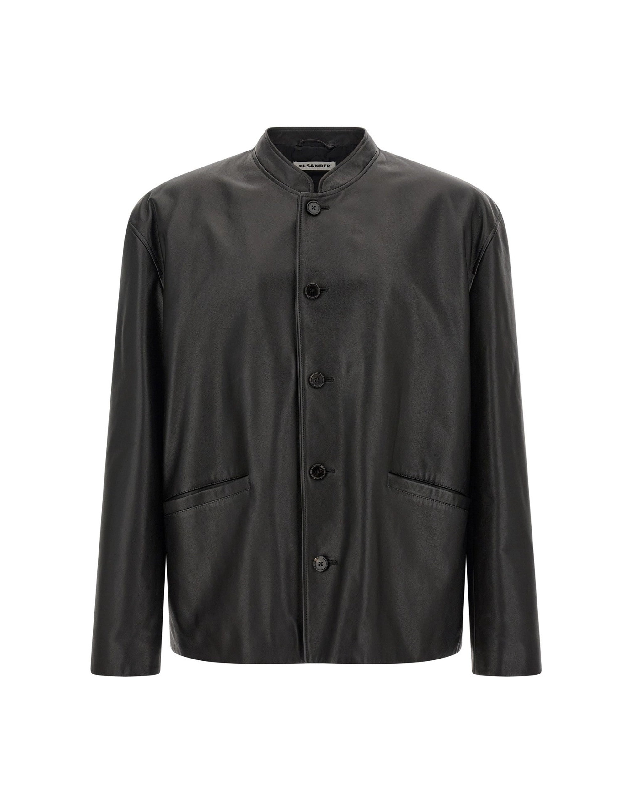 Jil Sander 145 Leather Jacket | Sendegaro