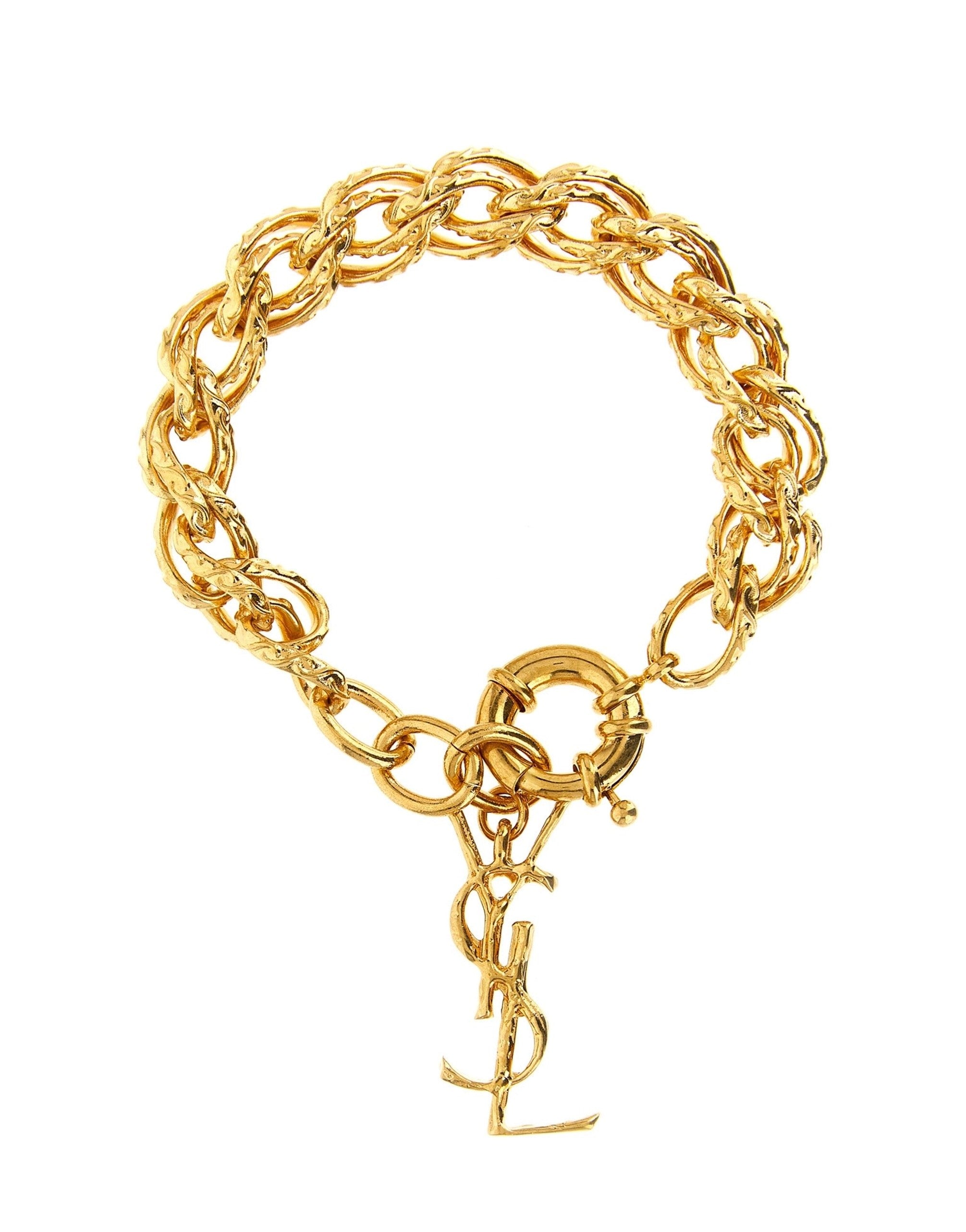 Saint Laurent String Chain Bracelet