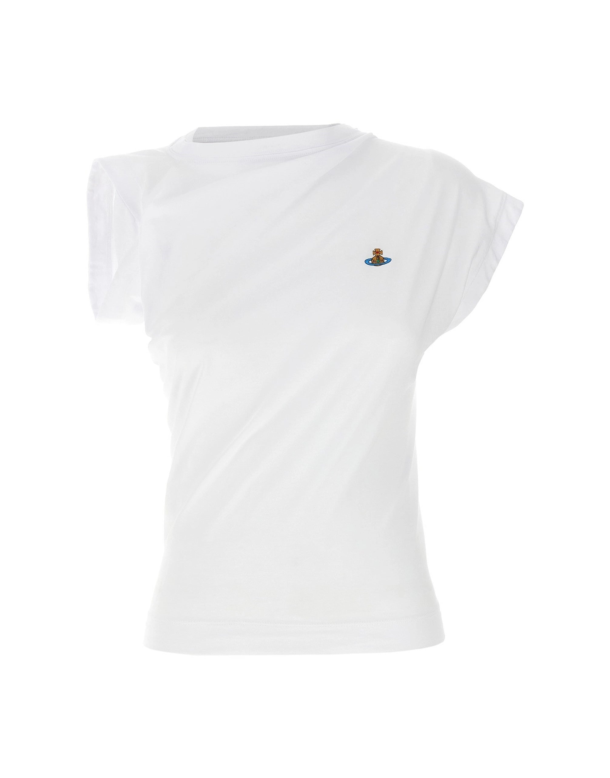 Vivienne Westwood Hebo Asymmetric Cotton Top