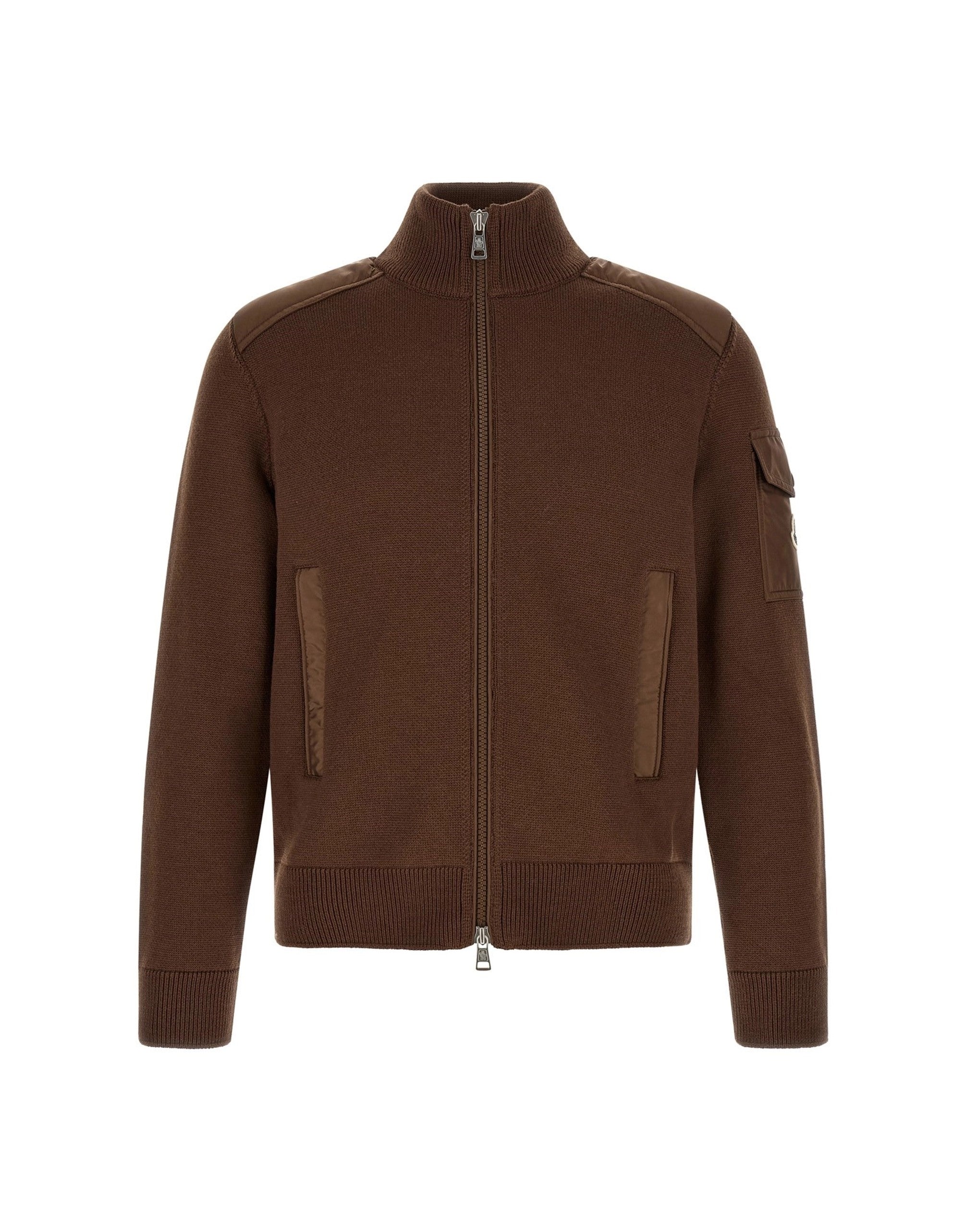 Moncler Padded Wool Cardigan | Sendegaro