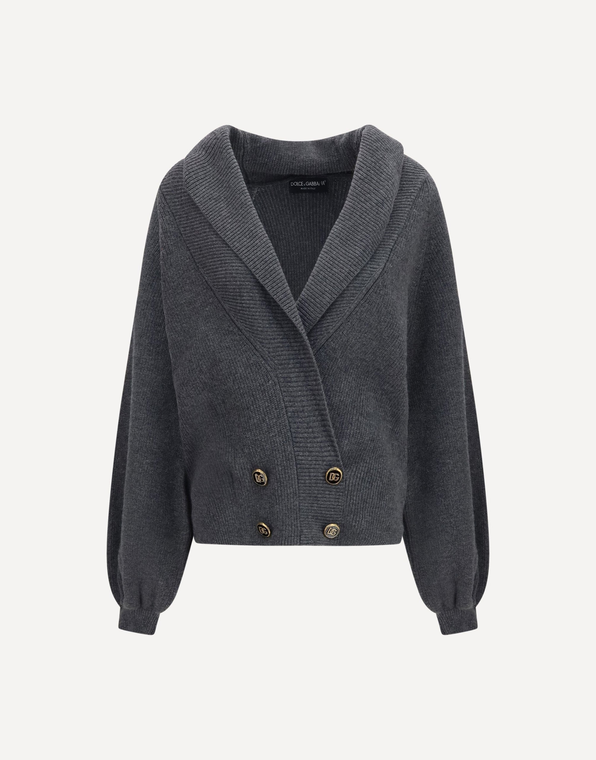 Dolce & Gabbana Cropped Shawl Collar Cardigan