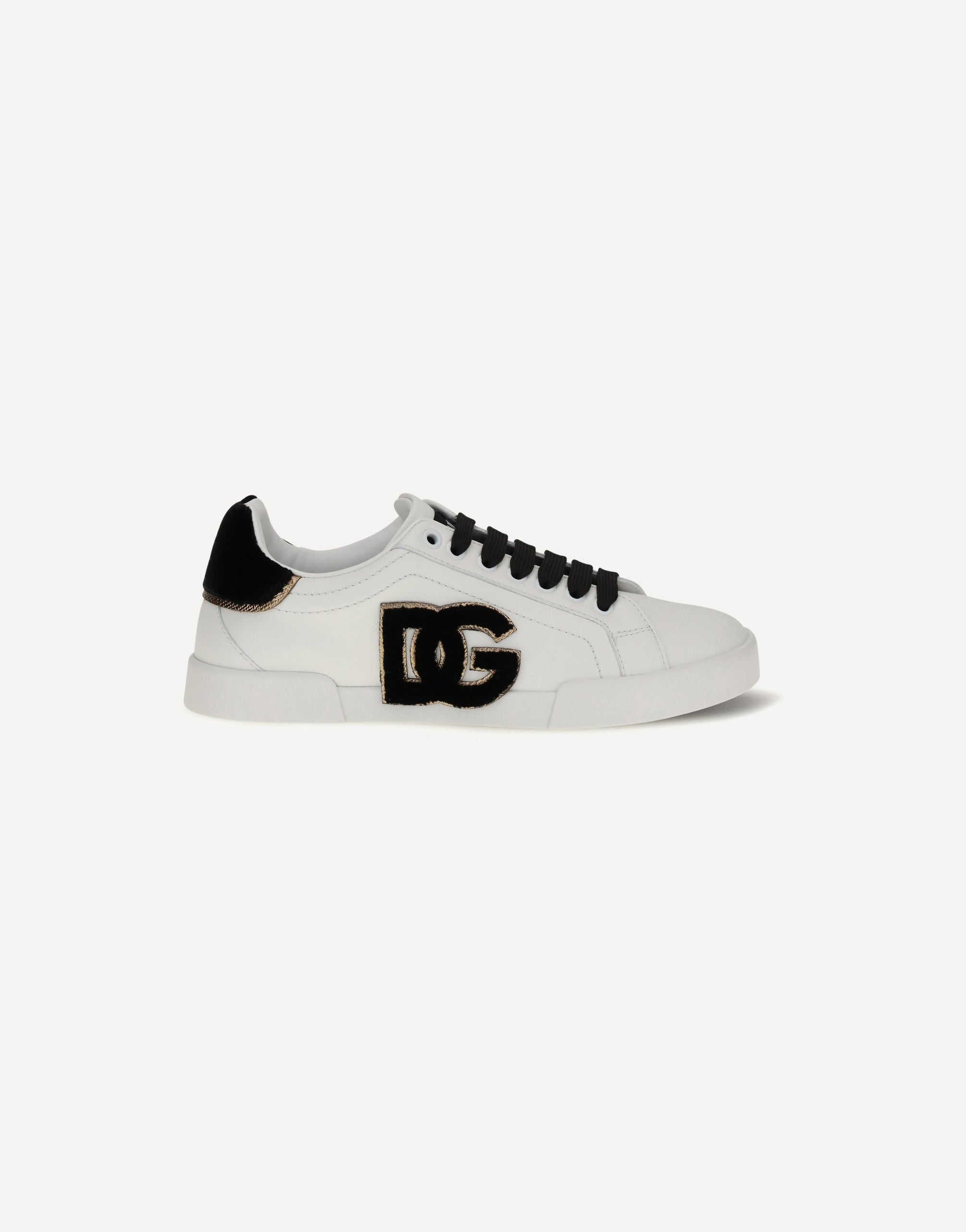 Dolce & Gabbana Leather Sneakers With Logo