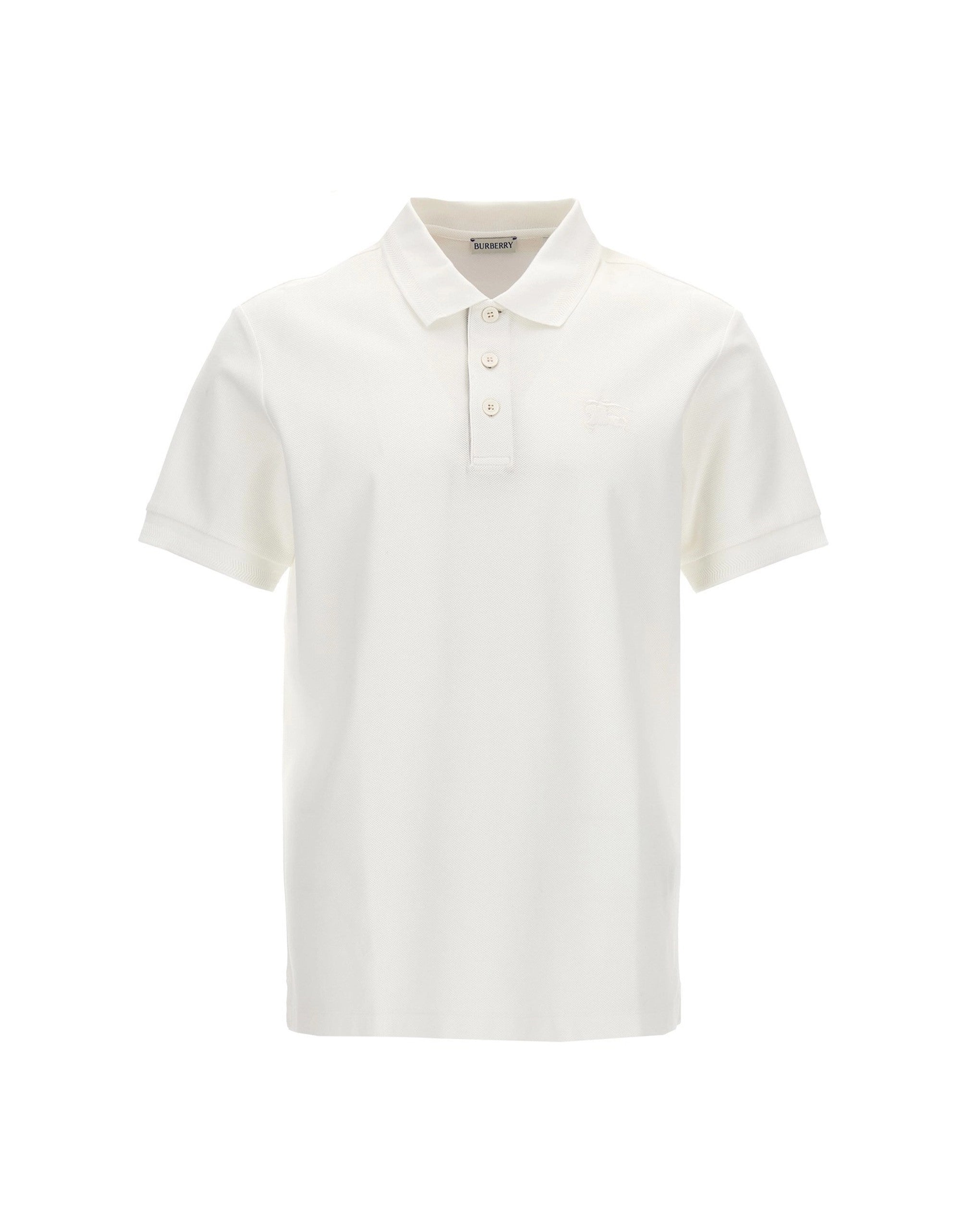 Burberry Logo Embroidery Polo Shirt