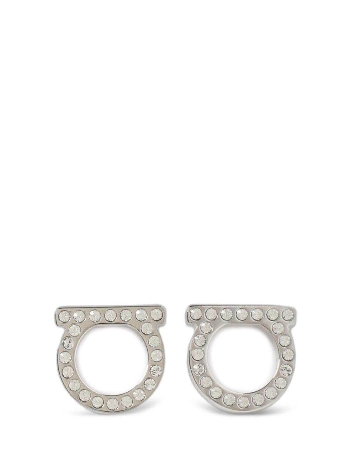 Ferragamo Gancini Crystals Earrings
