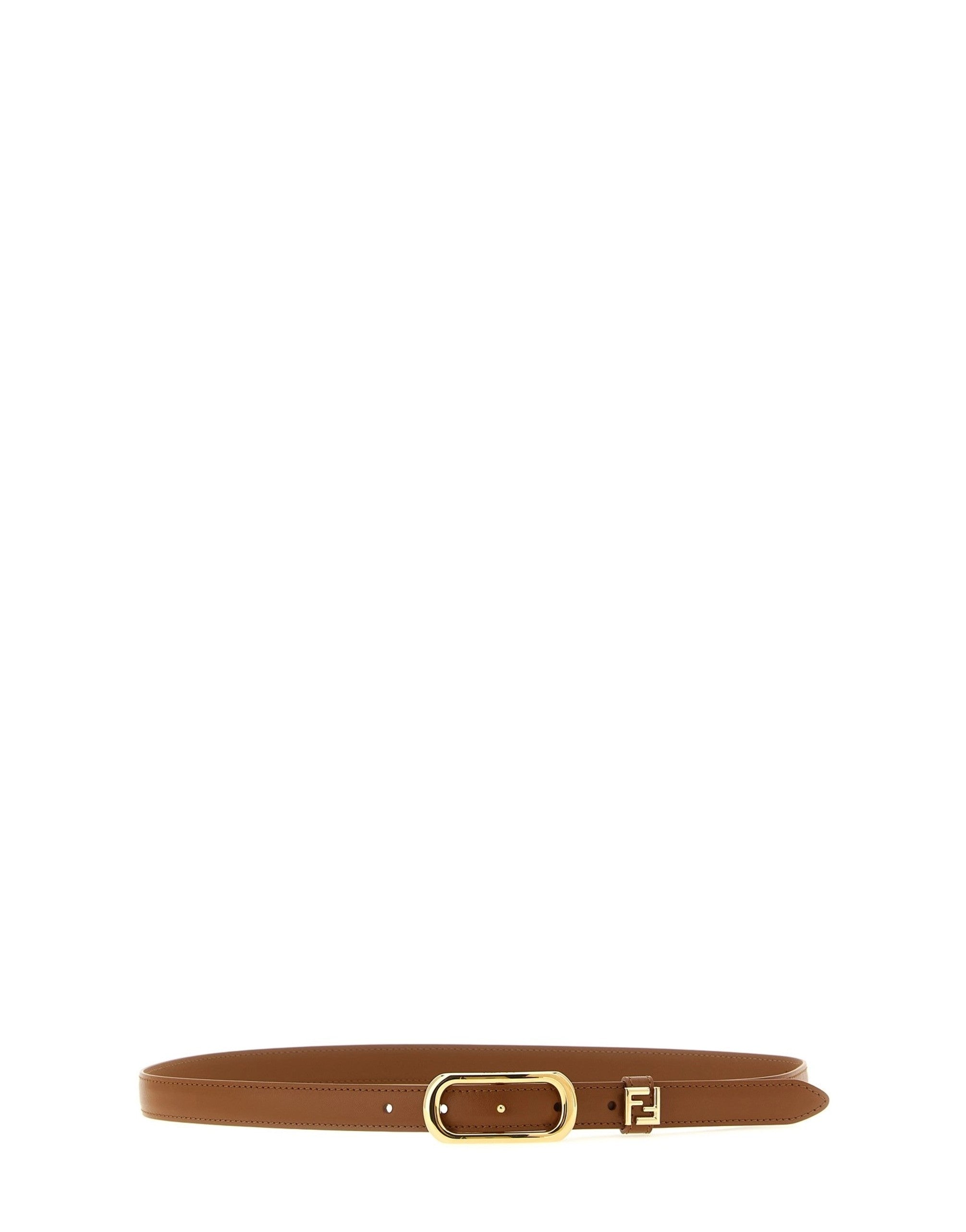 Fendi FF Logo Leather Belt